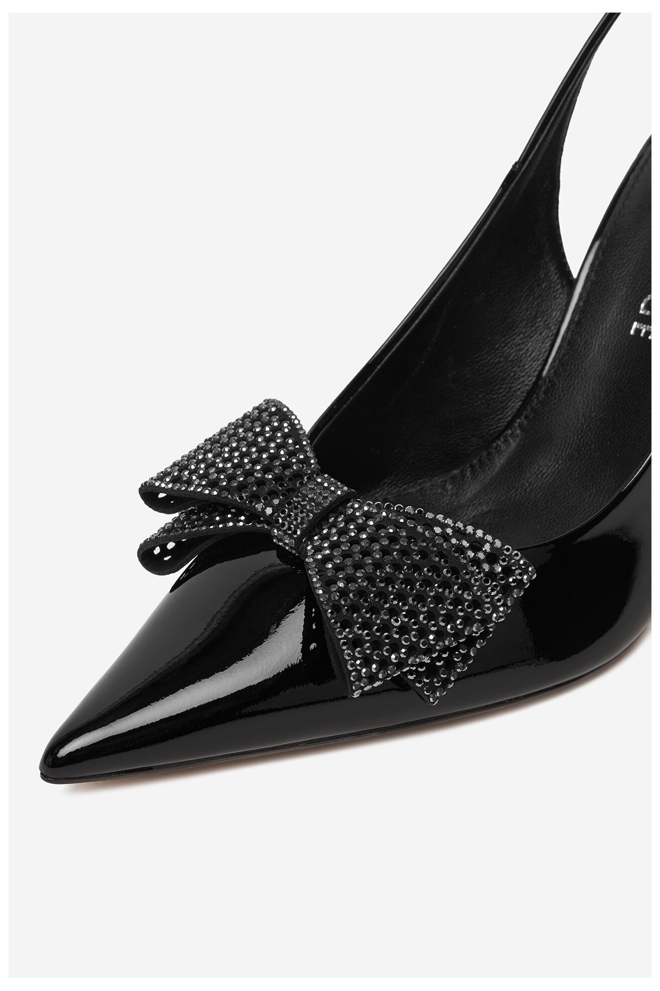 Czółenka EVA MINGE ANEMONE-V1892-56-1 Czarny