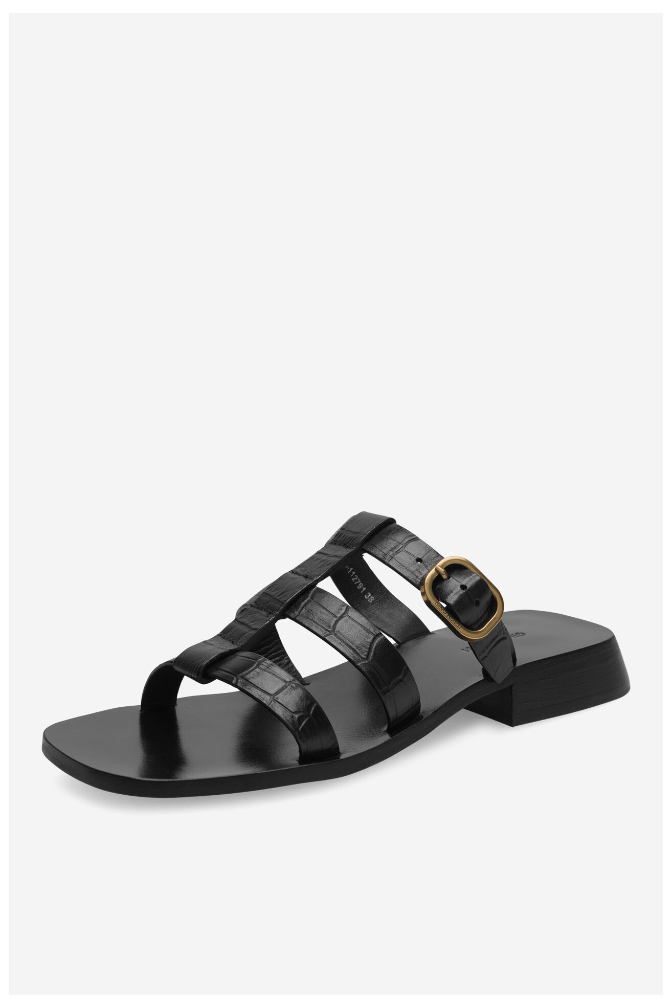 Klapki Gino Rossi MALI-112791 Czarny