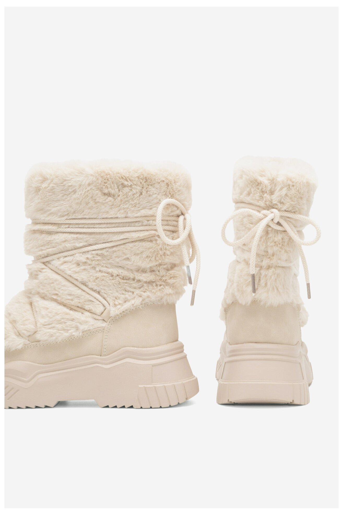 Botki DeeZee NELA WS6009-01 Beżowy