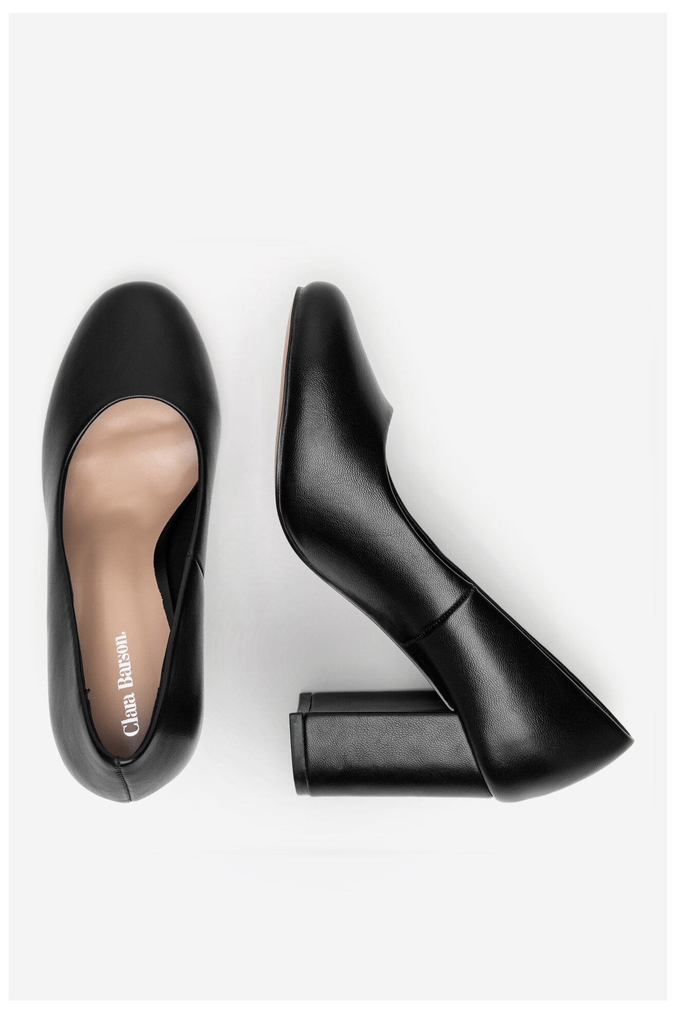 Pantofi cu toc Clara Barson WYL3812-1 NEGRU