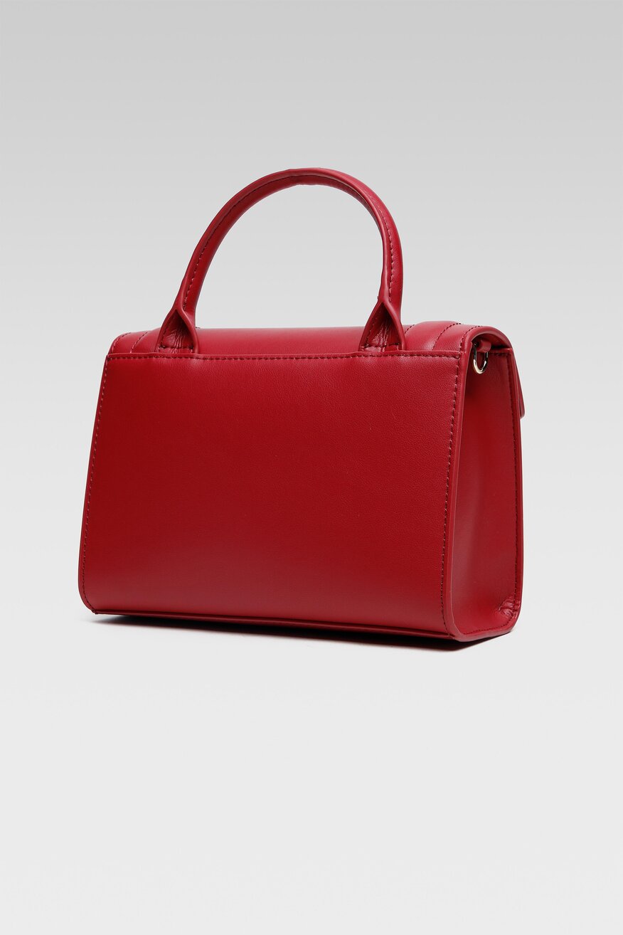 Gino Rossi - Torebka skórzana czerwona - 5904248086893