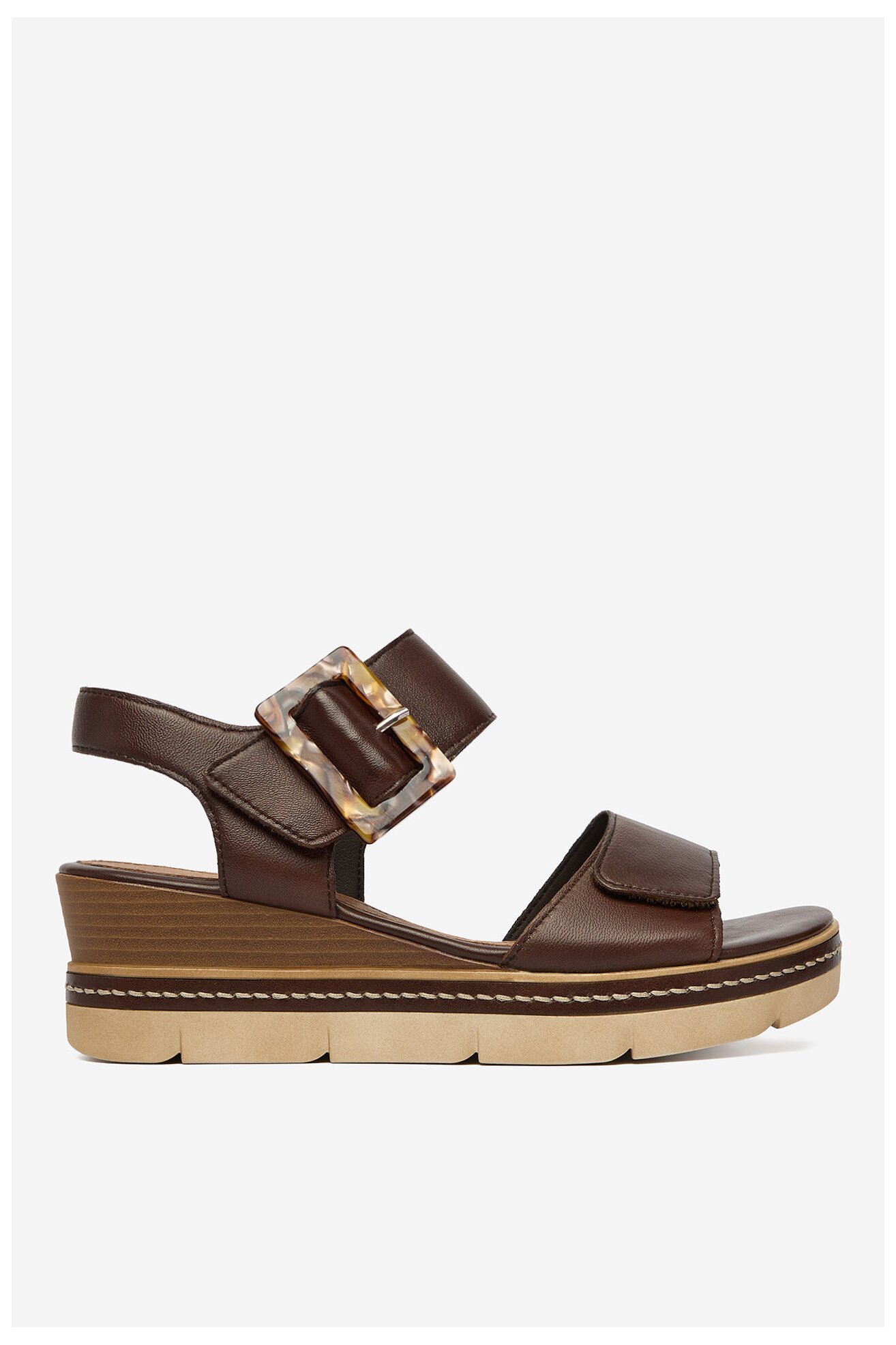 Sandały Remonte CEO-D2L53-25 Brązowy ciemny