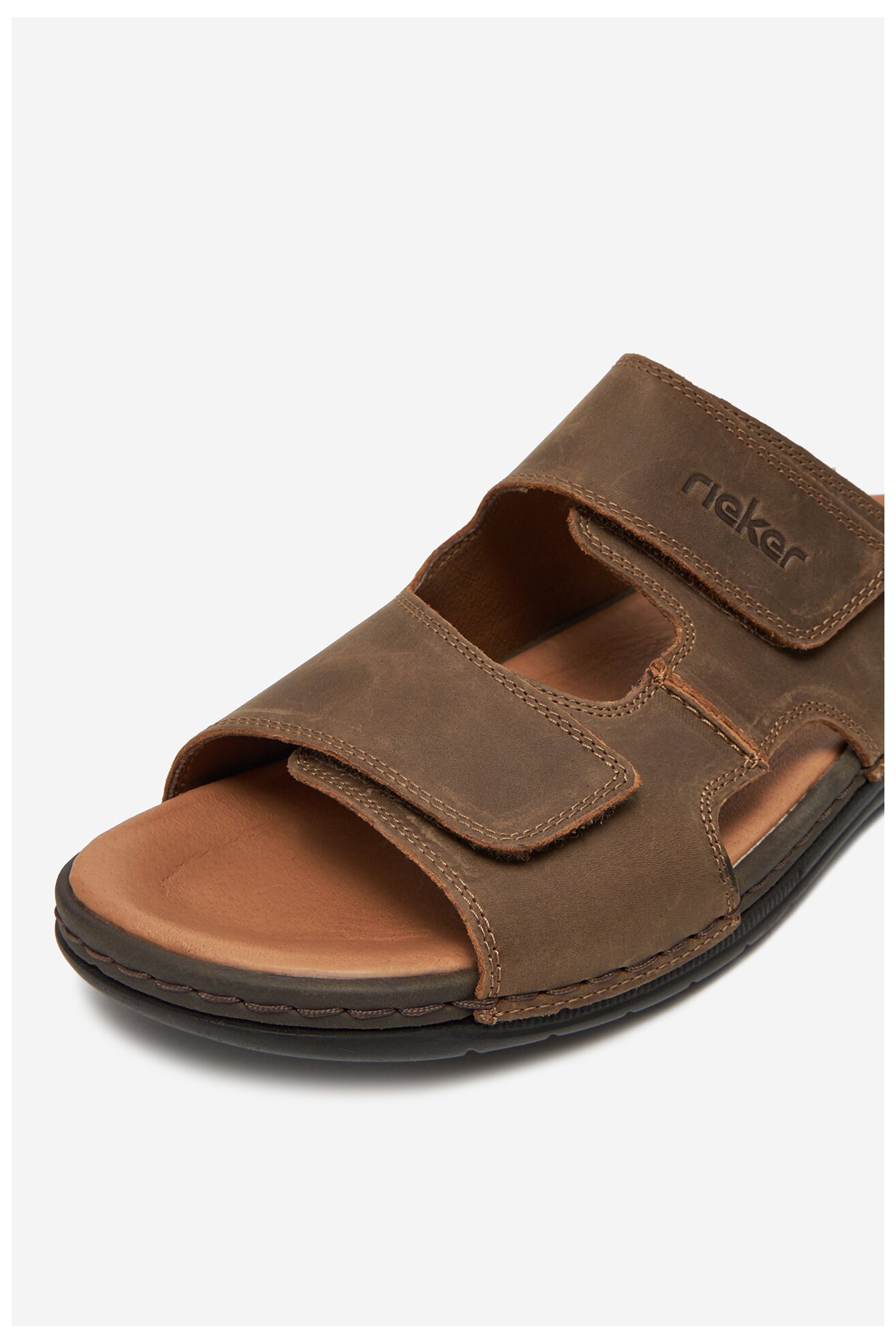 Klapki Rieker CEO-25592-25 Beżowy ciemny