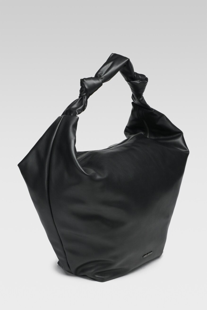 
                Gino Rossi - Torebka skórzana czarna - 5903698659893