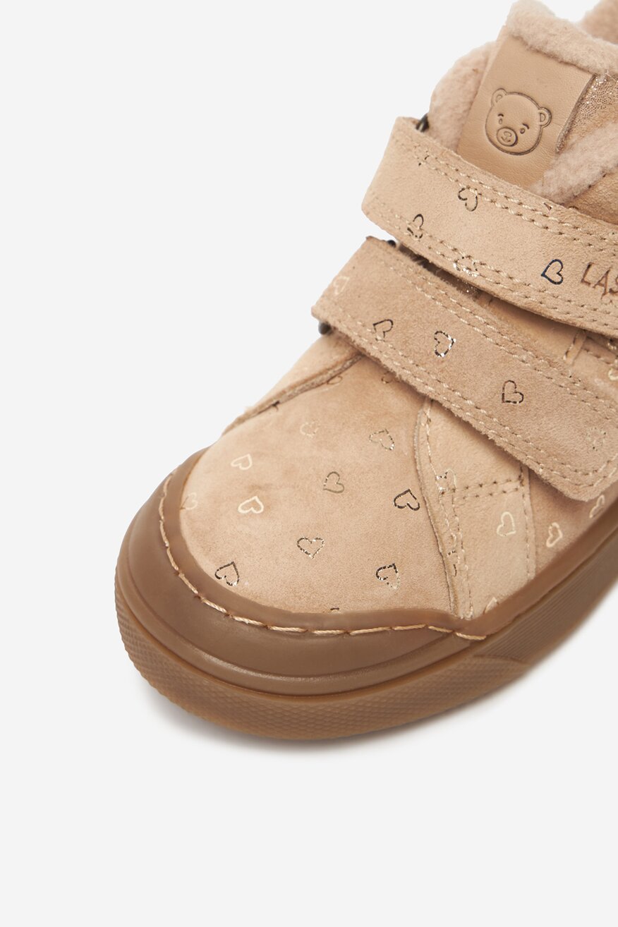 Šněrovací vyšší obuv Lasocki Kids BÉŽOVÁ - 5906751213186