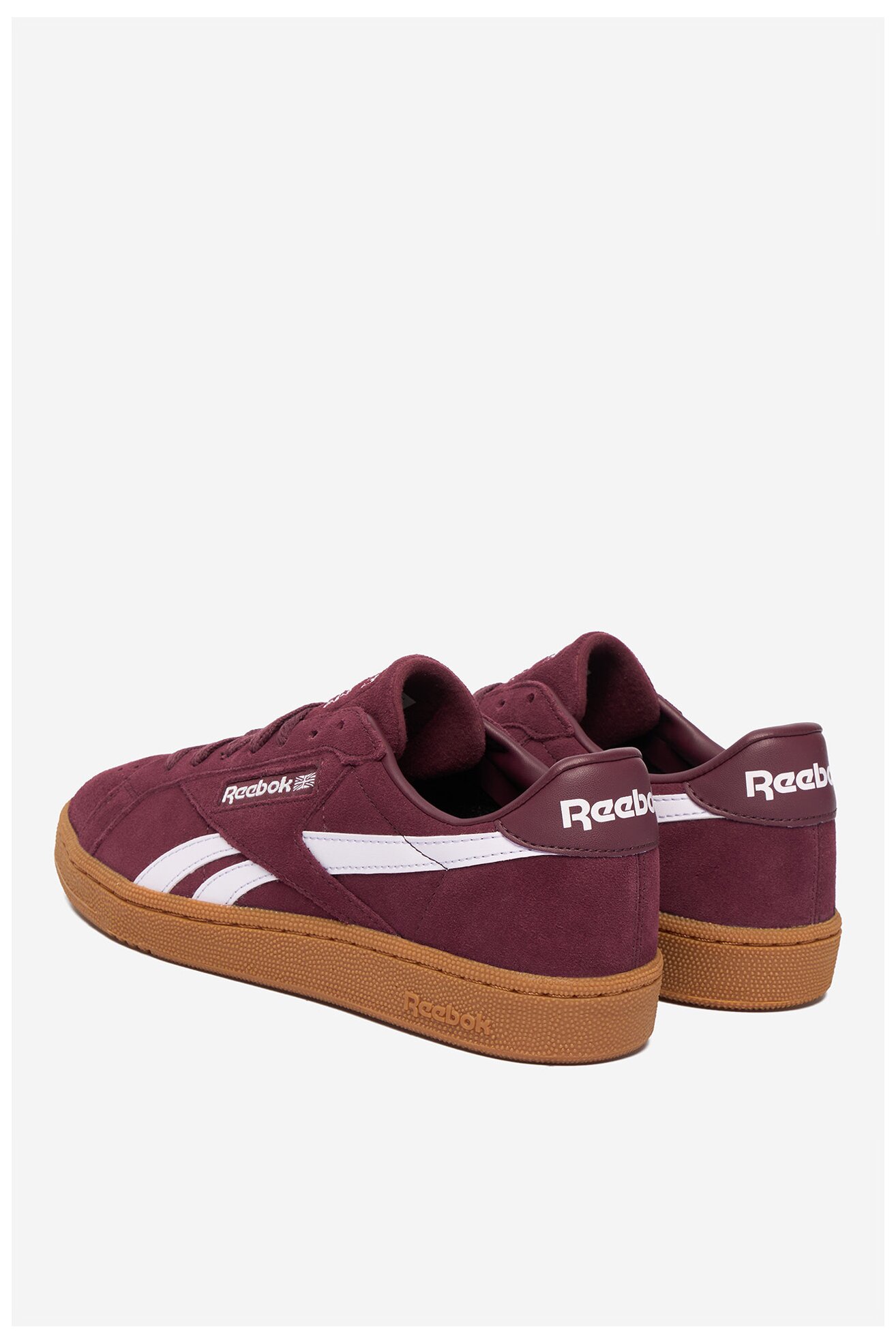 Obuwie sportowe Reebok EO-CLUB C GROUNDS UK 100229523 Bordowy