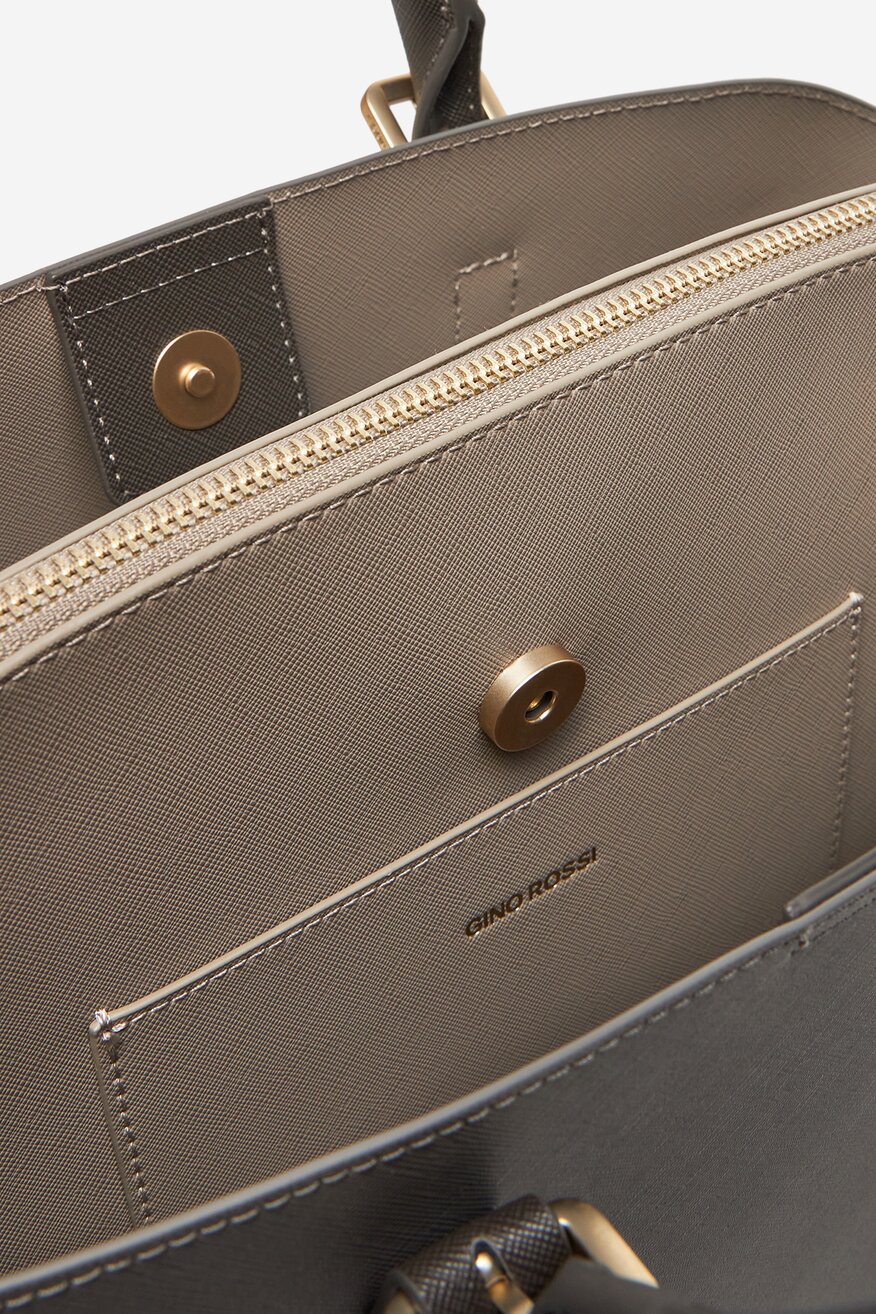 Kézitáska Gino Rossi SÖTÉTSZÜRKE - 5904862927237