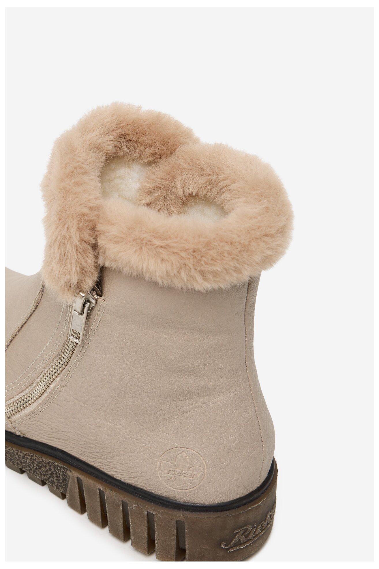 Kratke čizme Rieker Y3481-60 Beżowy