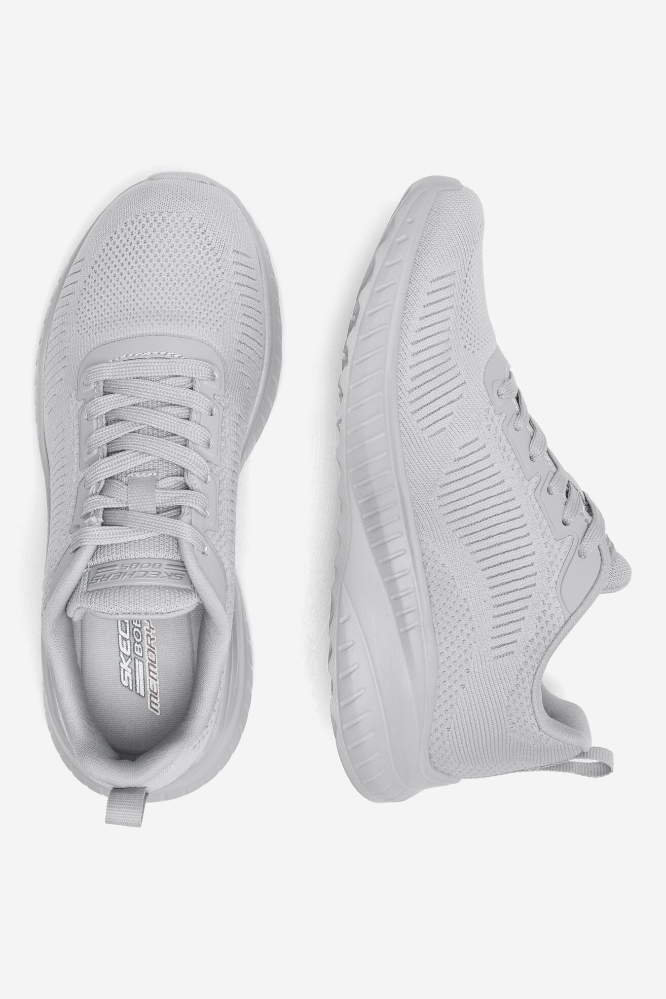 Obuwie sportowe Skechers BOBS SQUAD CHAOS 117209 LTGY Szary jasny