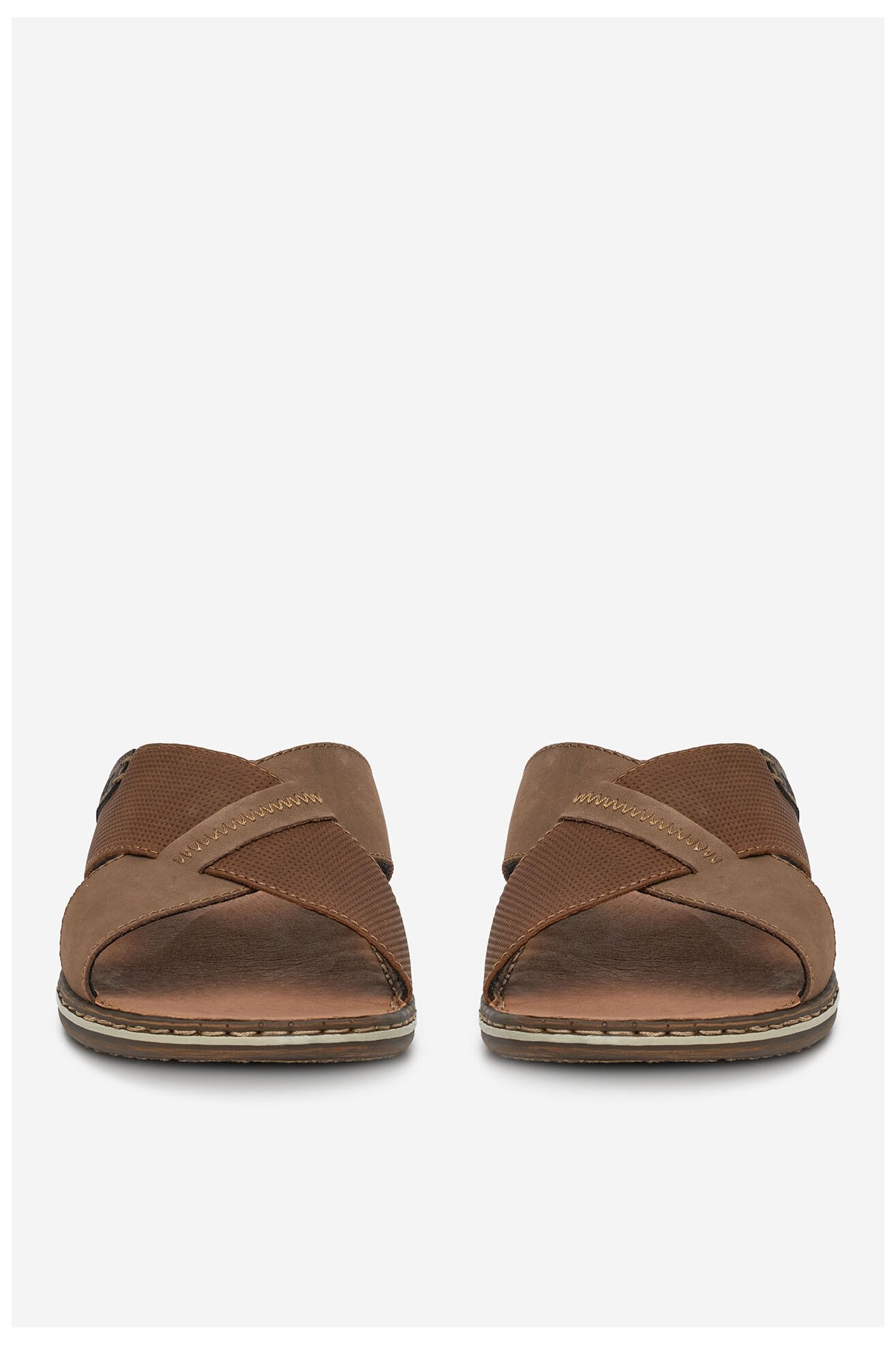 Șlapi Rieker 21088-25 BEJ ÎNCHIS