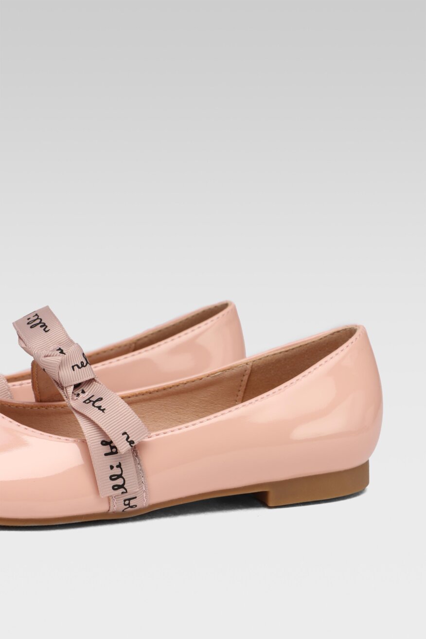 
                Nelli Blu - Półbuty pastelowe różowe - 5903698388052