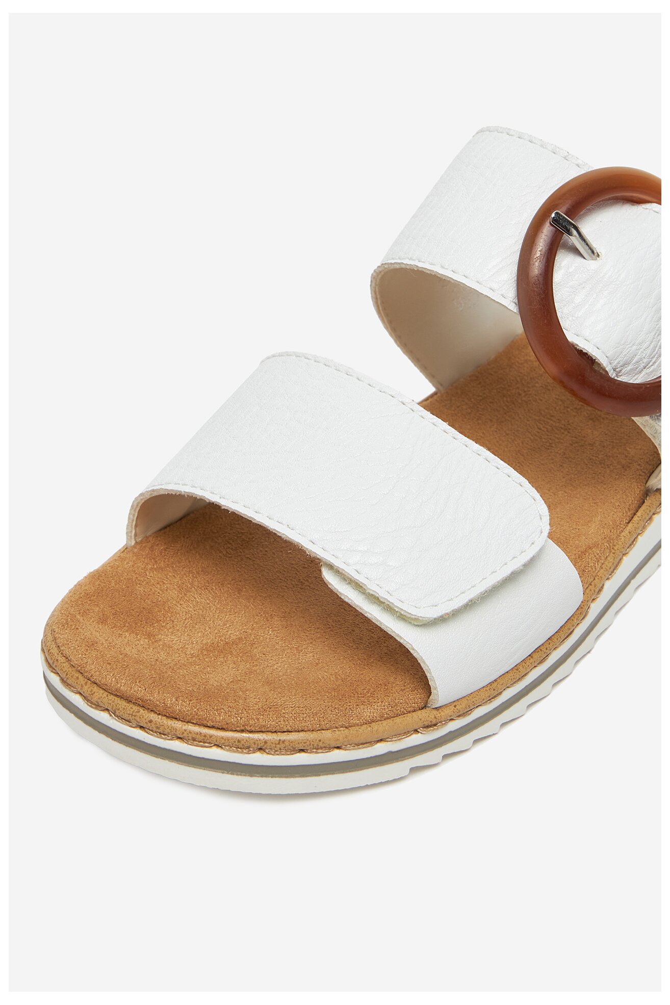 Klapki Rieker CEO-V0692-80 Biały