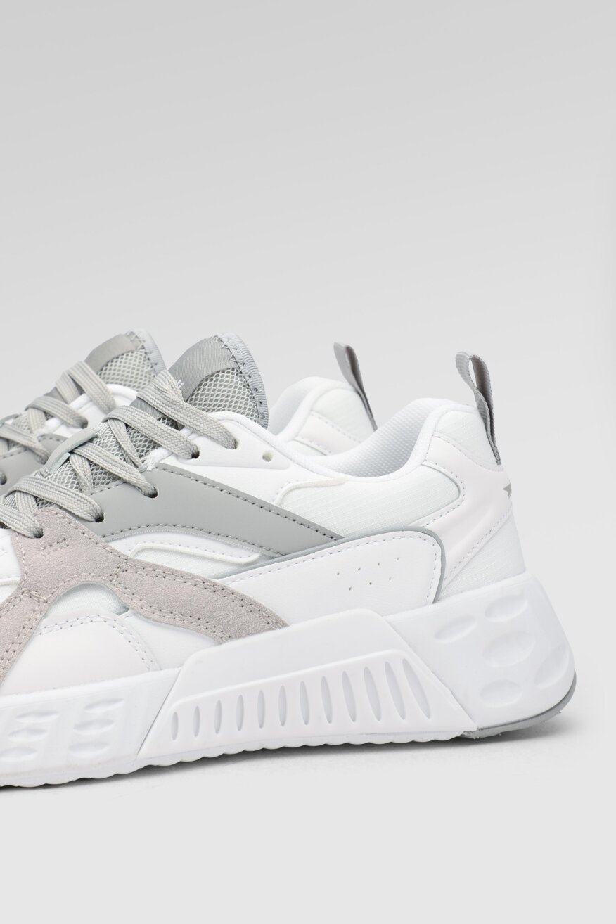 
                Sprandi - Obuwie sportowe pastelowe białe - 5903698462141