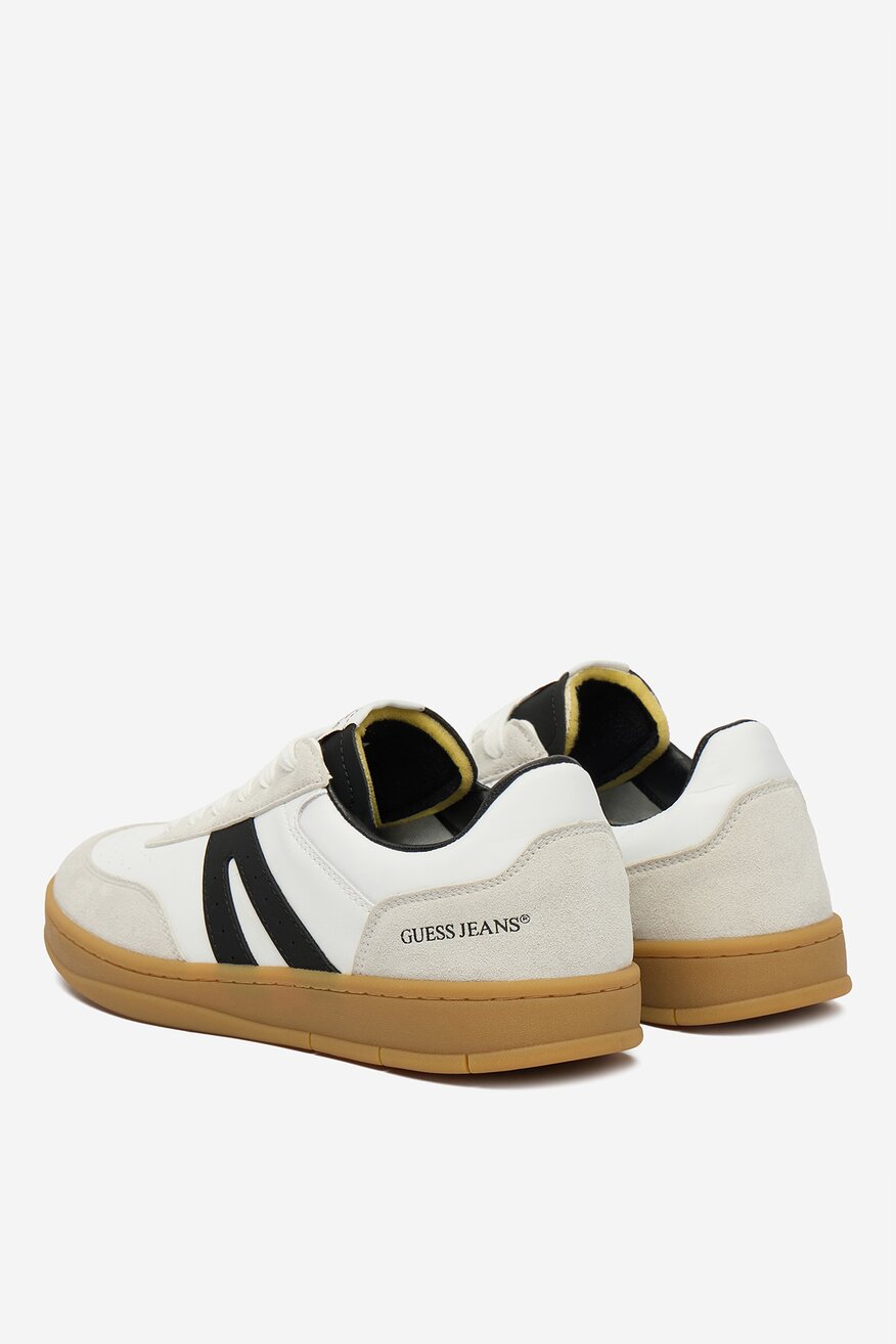 
                GUESS JEANS - Sneakersy skórzane - 5907964025924