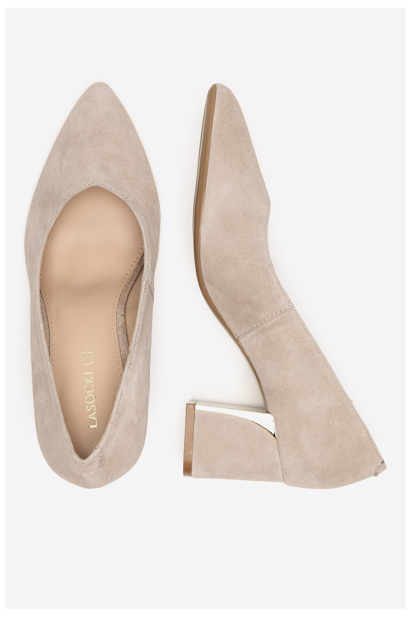 Czółenka Lasocki WYL4139-5Z Beżowy