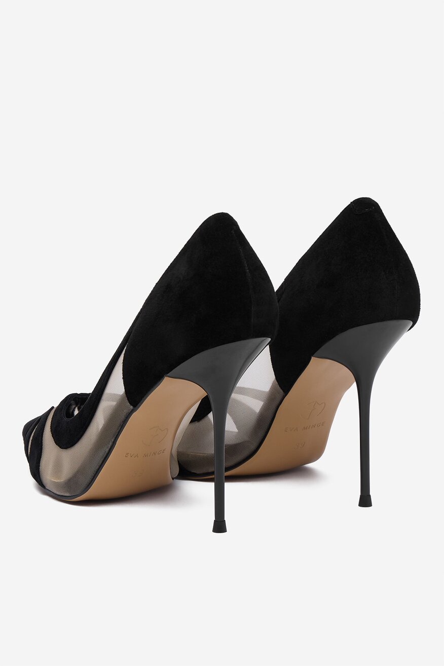 EVA MINGE - Szpilki skórzane - 5906751814574