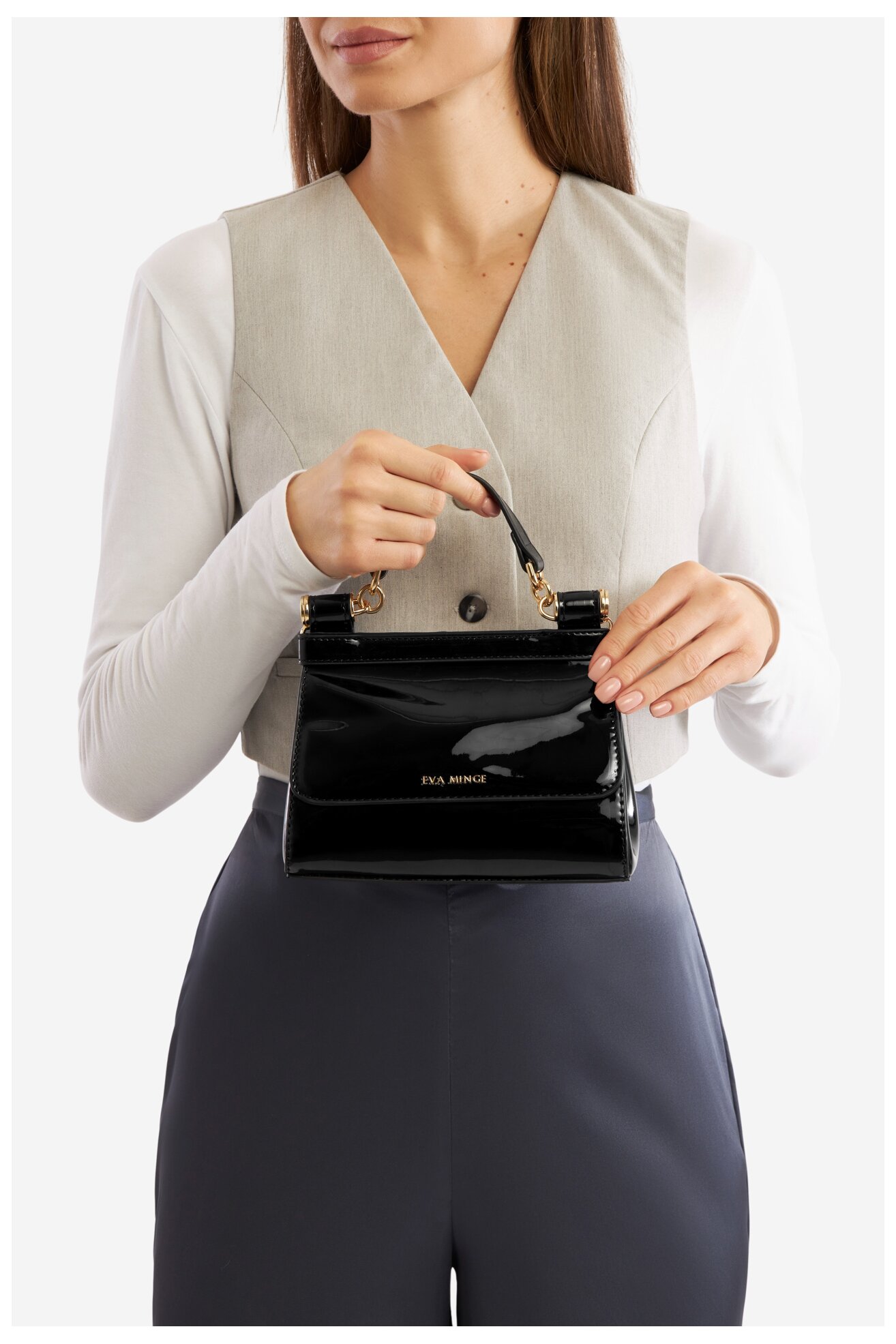 Torebka EVA MINGE ACACJA-CS0377-P Czarny