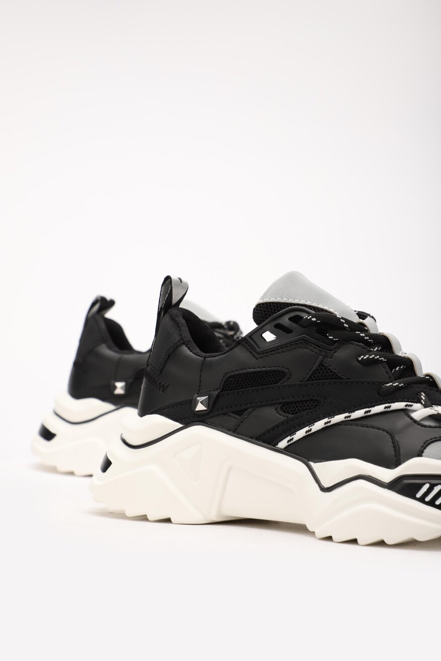 Jenny Fairy - Sneakersy typu ugly shoes czarne - 5903698285931