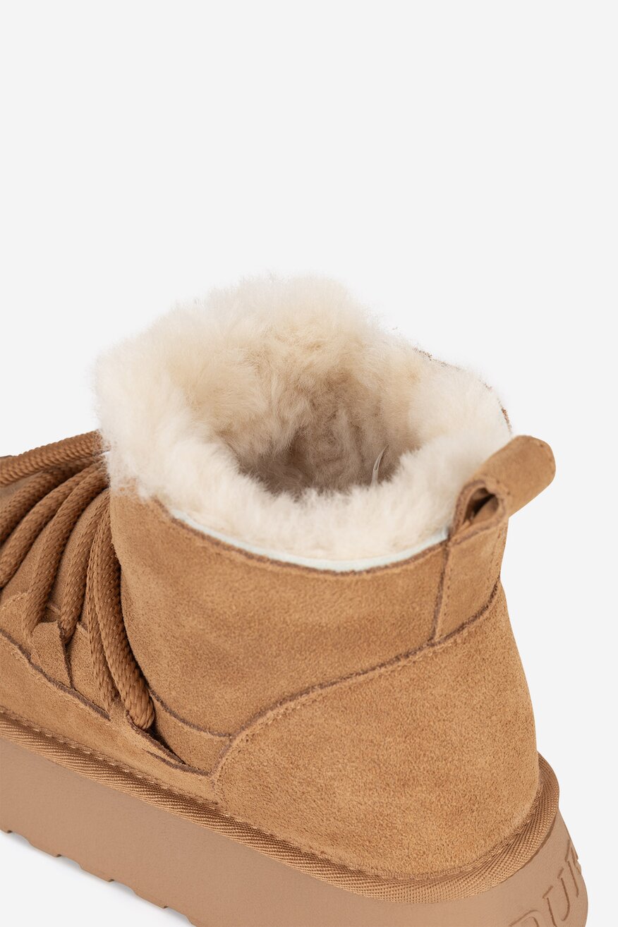 Badura - Śniegowce zamszowe ocieplane - 5905588964254