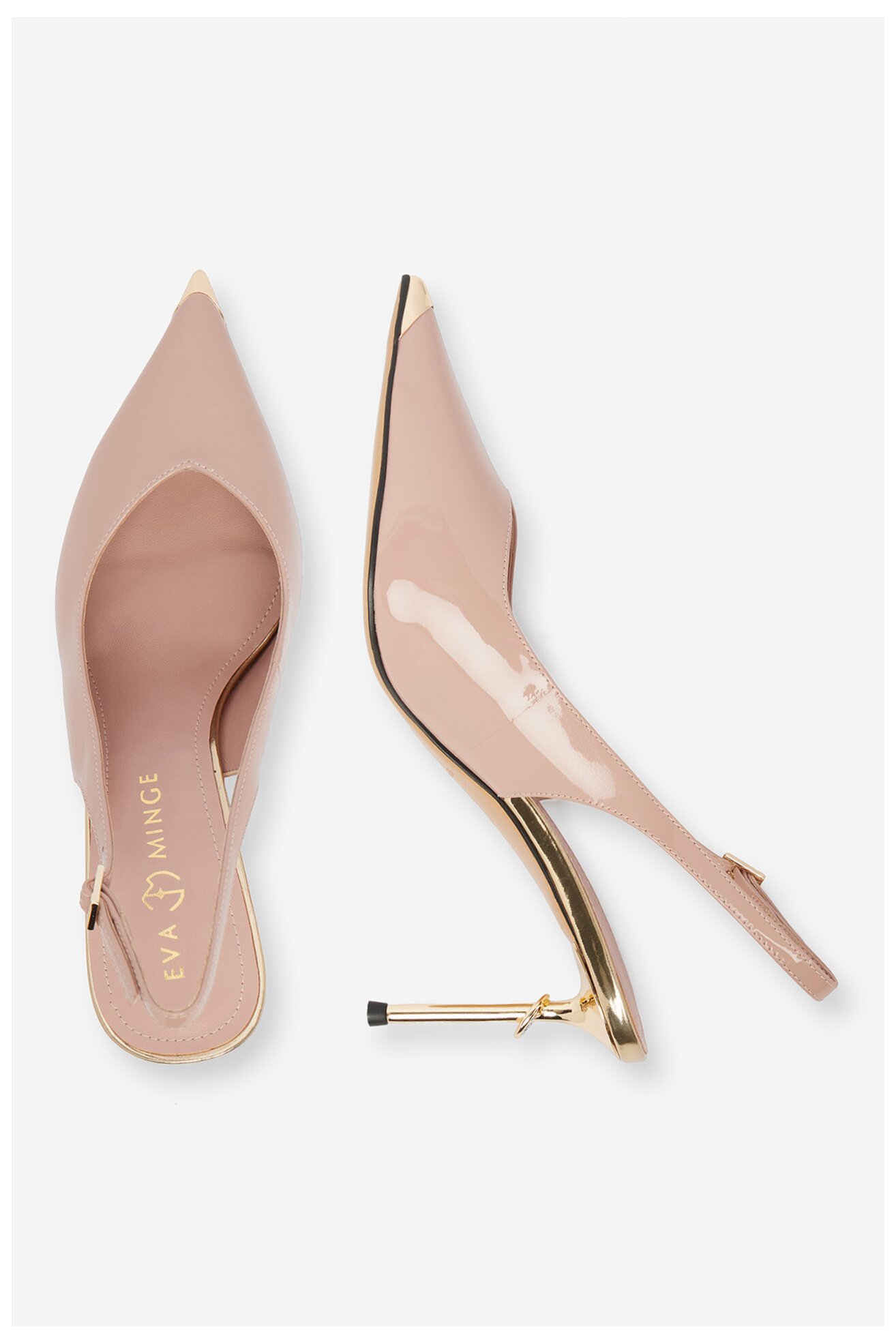 Czółenka EVA MINGE EO-LILLY-LT2131-1-1 Beżowy