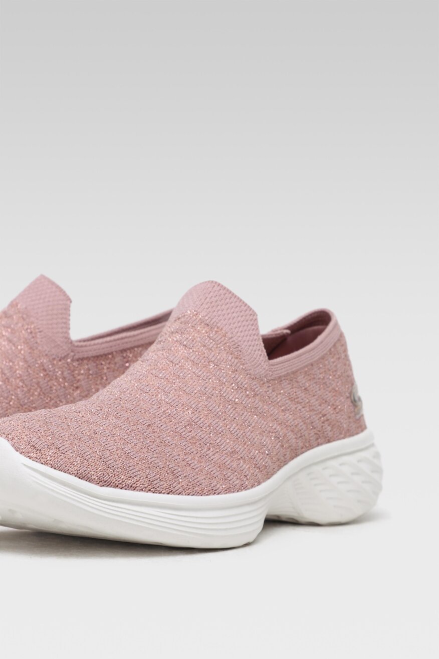 
                Skechers - Obuwie sportowe różowe sznurowane - 5903698285146