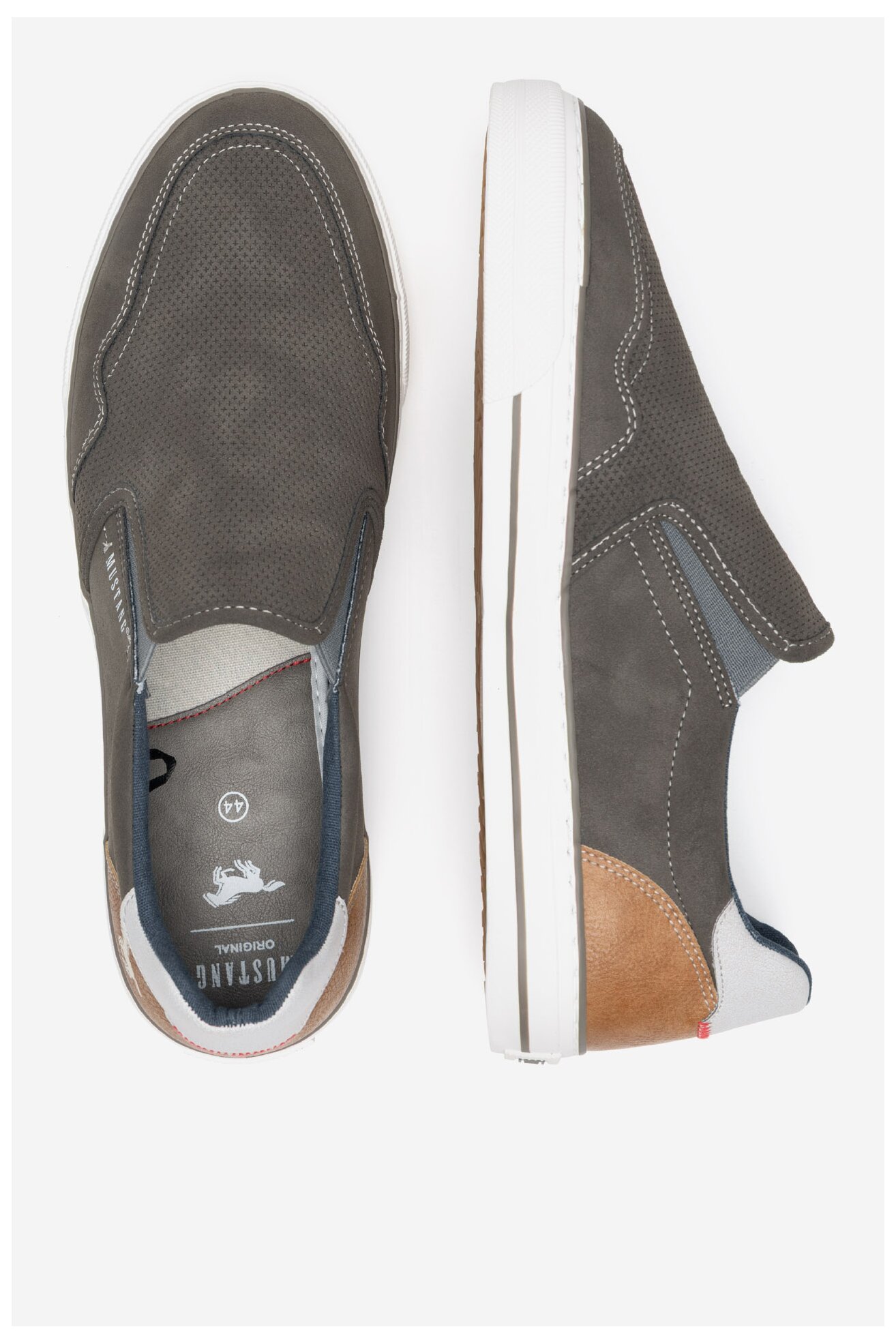 Vászoncipő Mustang 4198-402 SZÜRKE