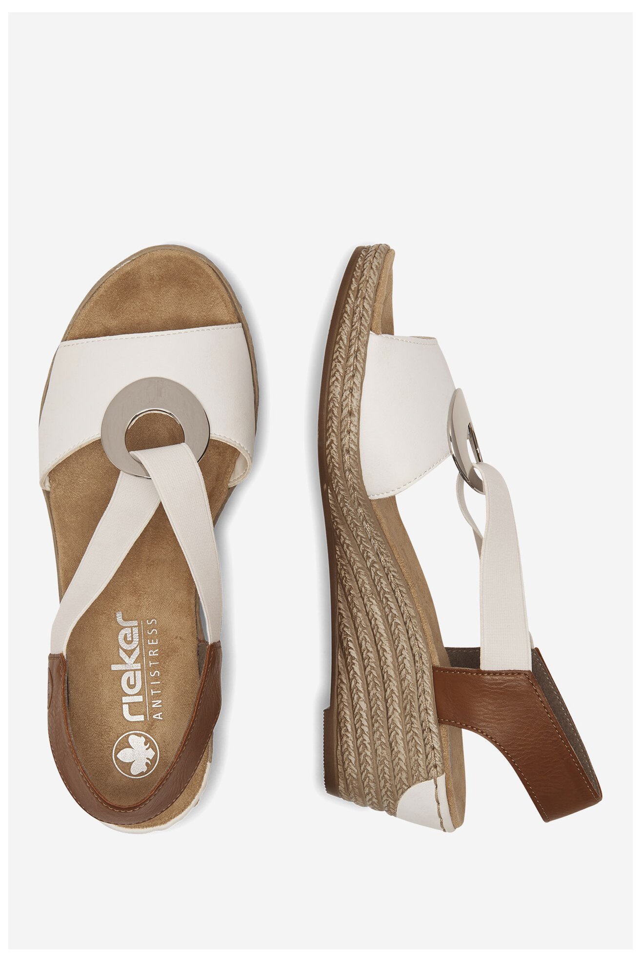 Сандали Rieker 624H6-81 БЯЛ