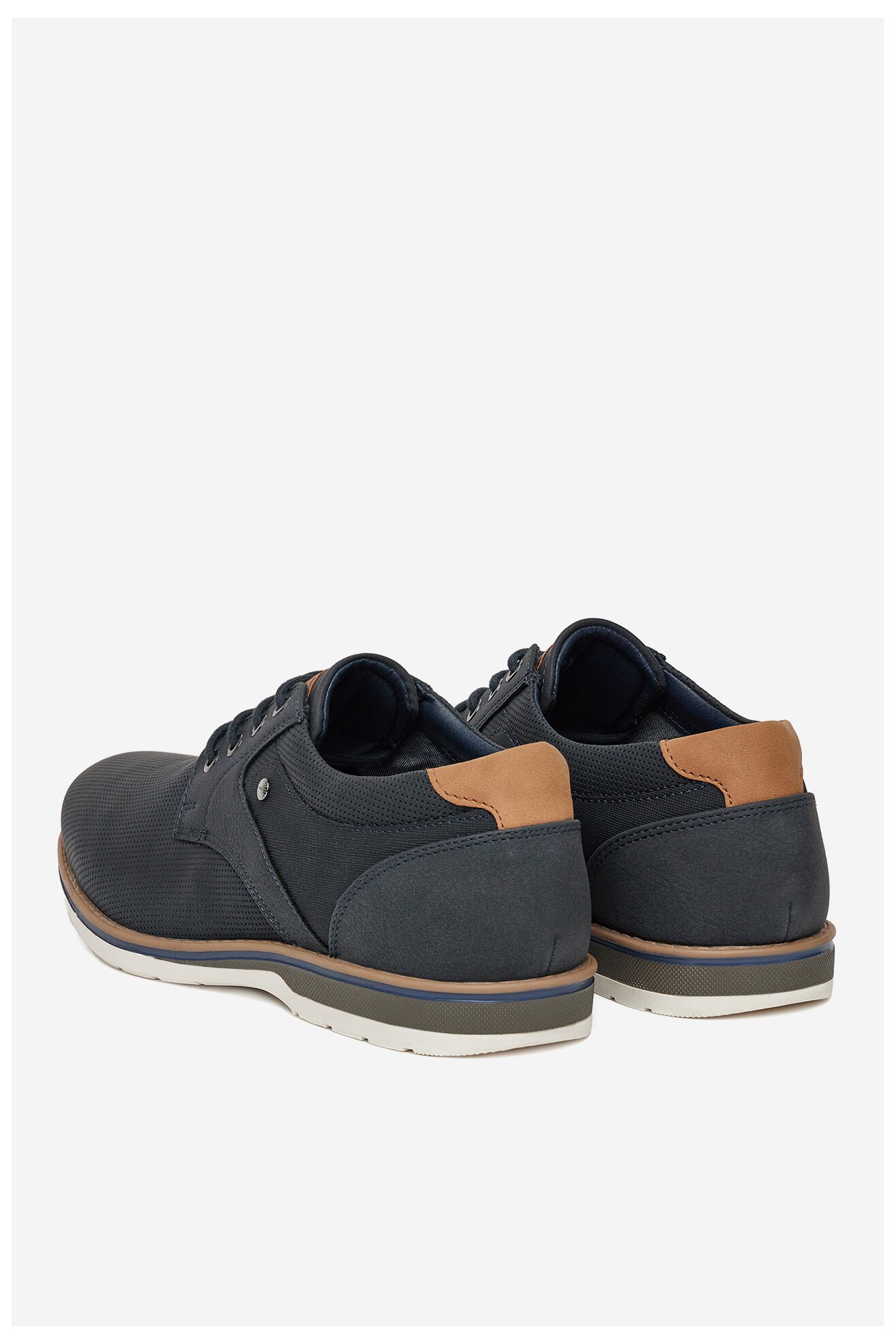 Половинки обувки Lanetti LINOS2-101 MBS КОБАЛТОВО СИНЬО