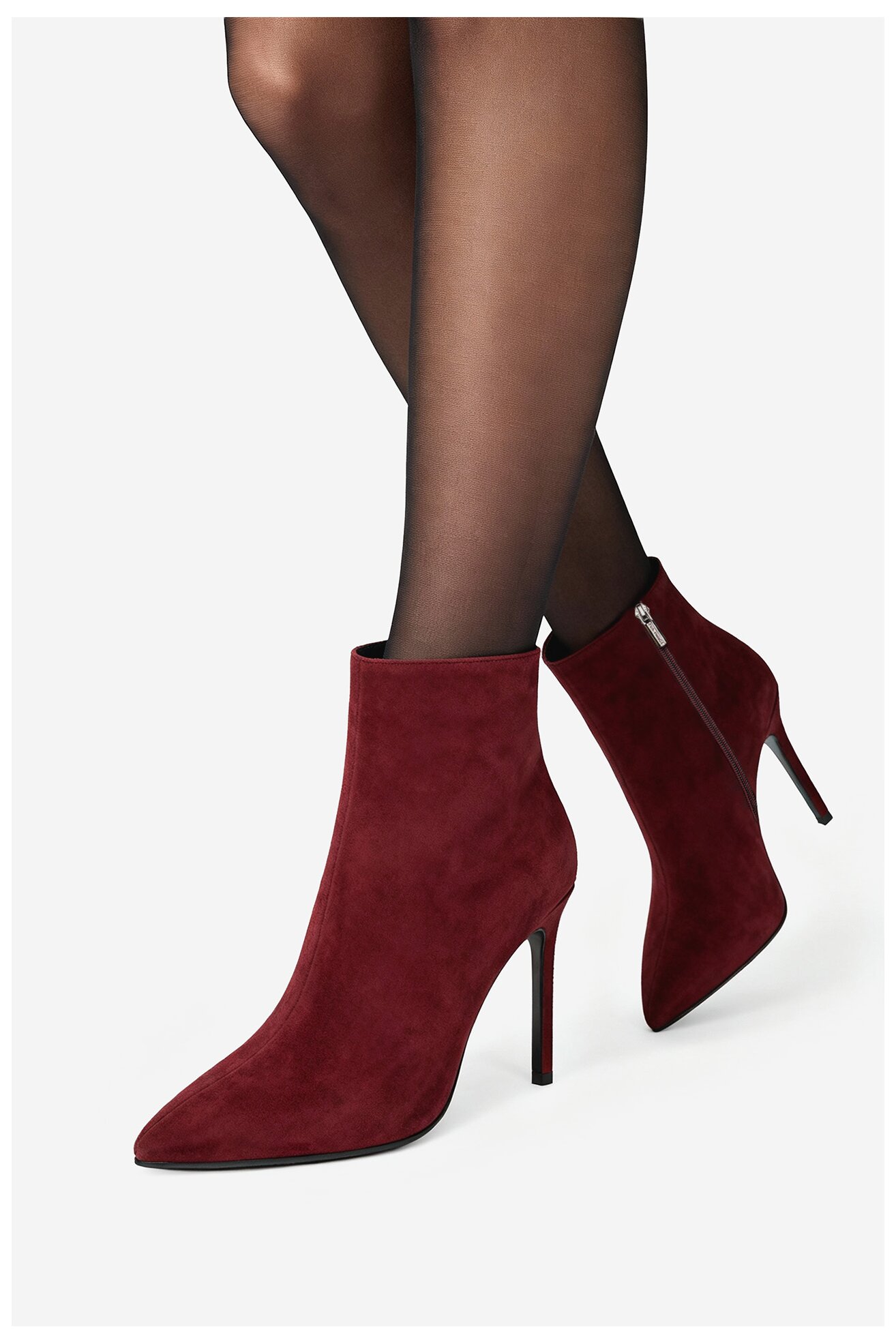 Botki EVA MINGE EO-ELAINA-E123-02B Bordowy