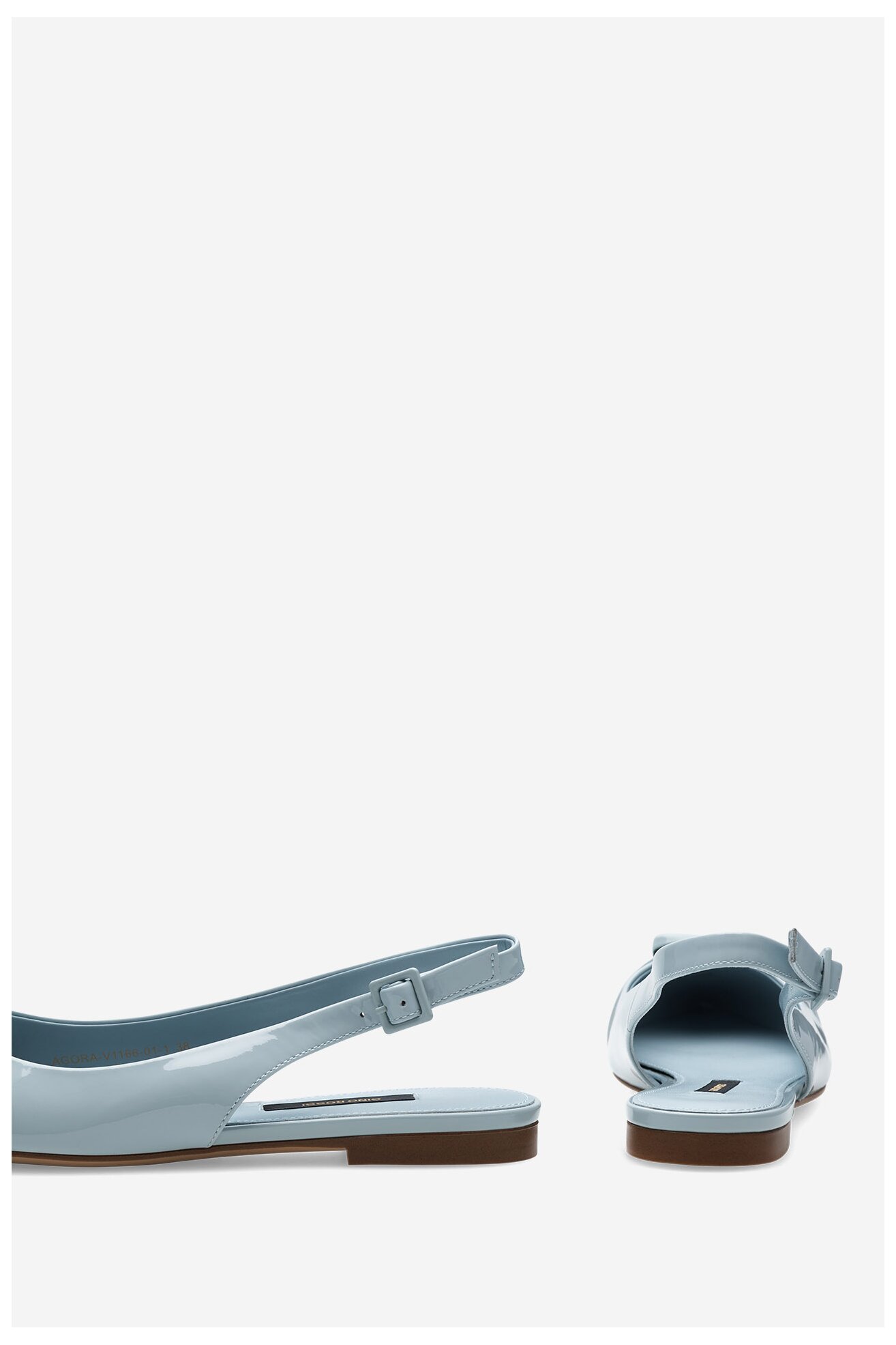 Baleriny Gino Rossi AGORA-V1166-01-1 Niebieski jasny