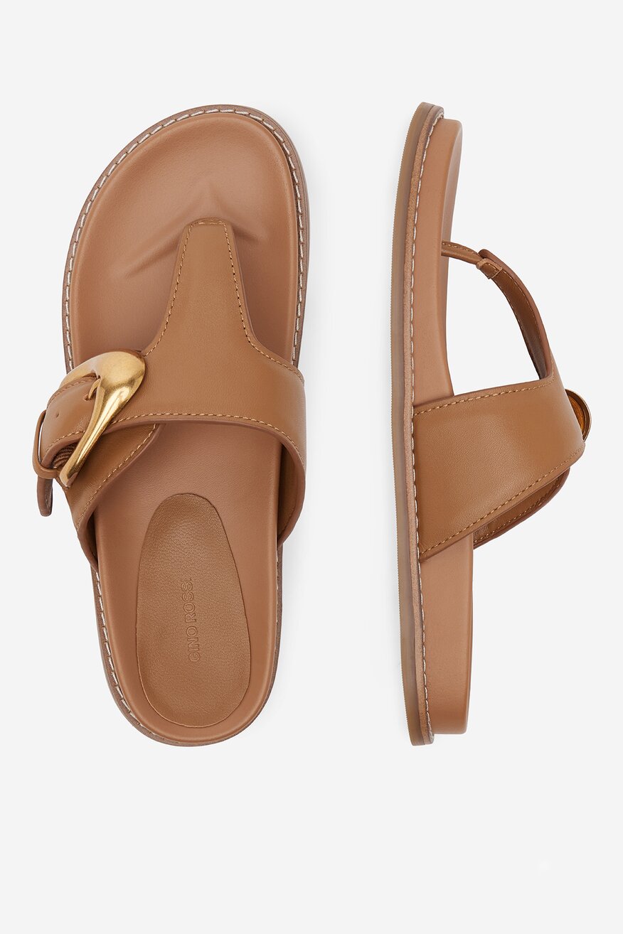 Flip-flop Gino Rossi CAMEL - 5906751071656
