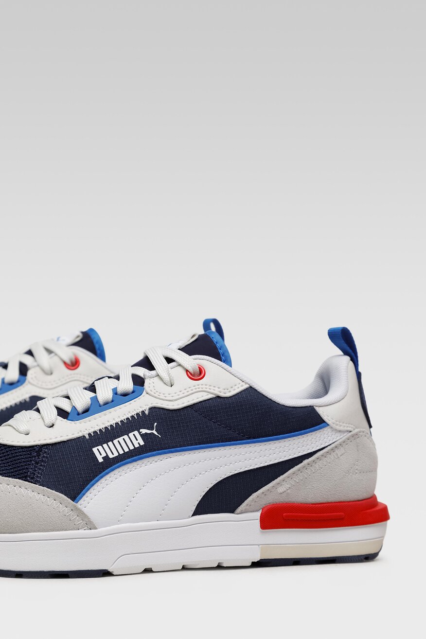 Puma - Obuwie sportowe granatowe sznurowane - 5904248251550