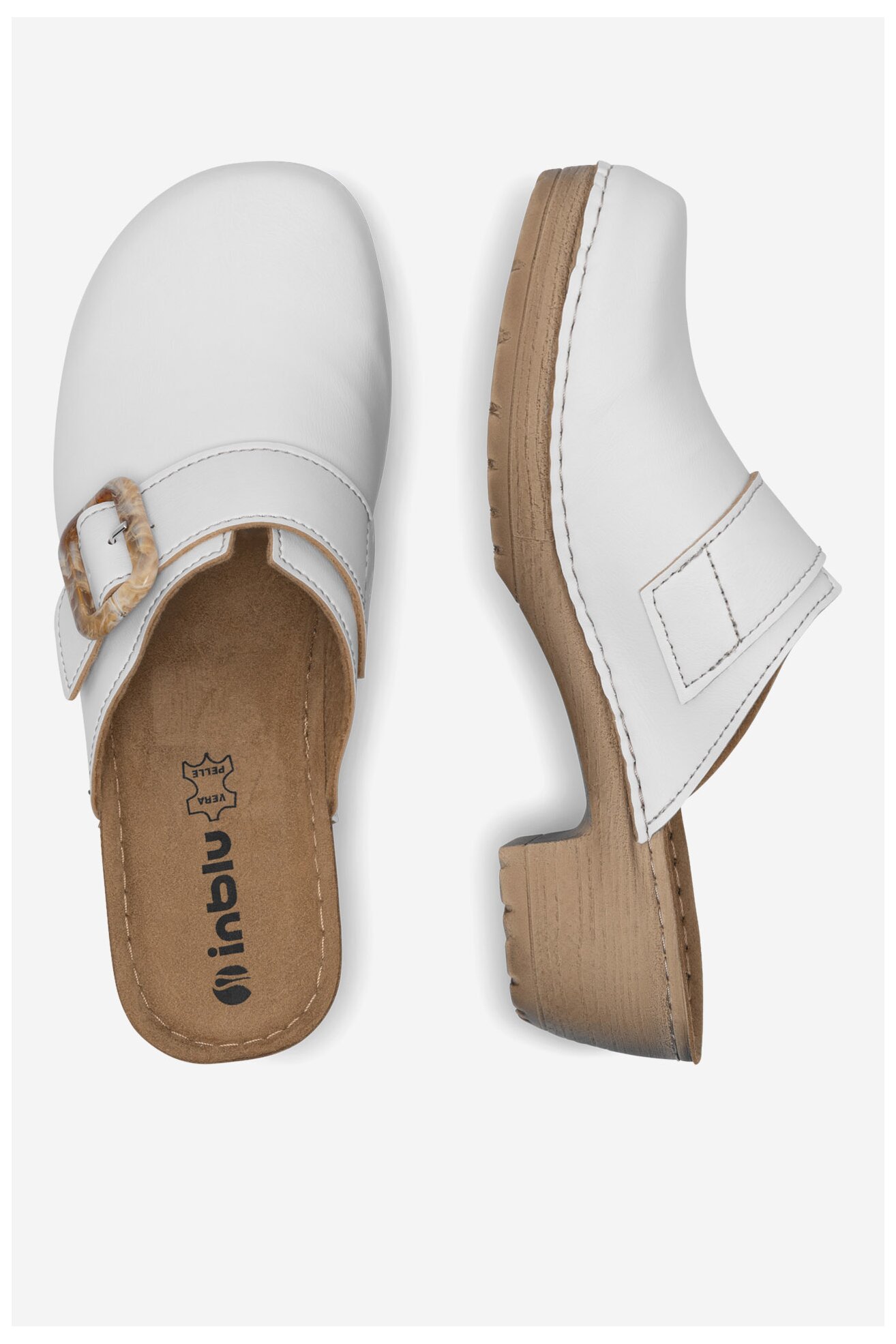 Klapki Inblu BL490100 Biały