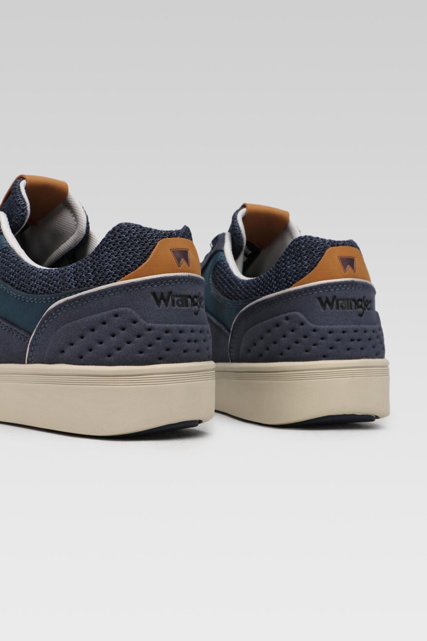 
                Wrangler - Półbuty granatowe sznurowane - 5903698390741