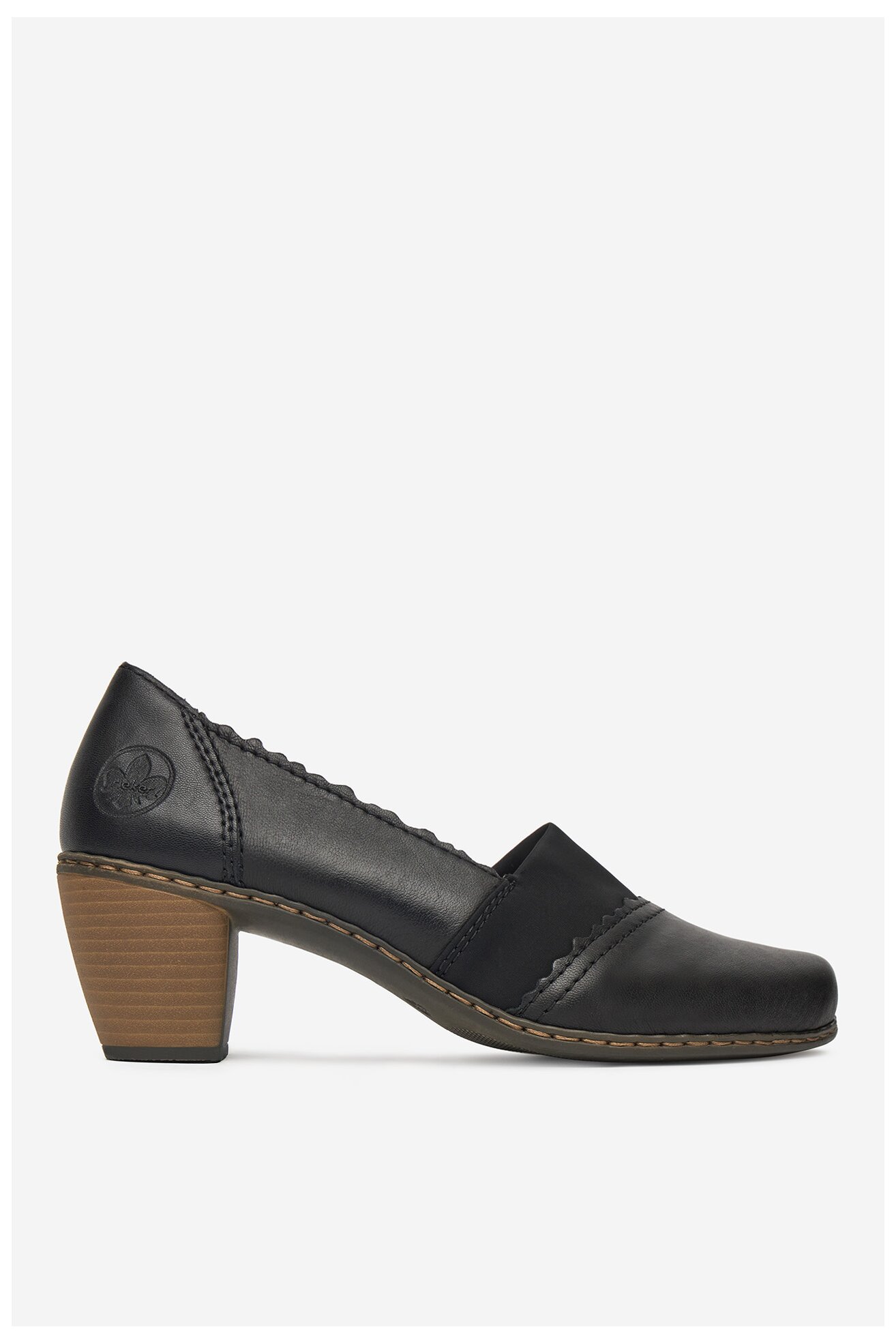 Елегантни обувки Rieker 40911-00 ЧЕРЕН