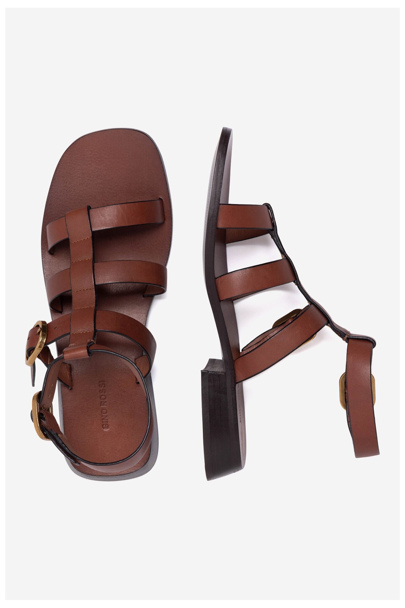 Sandały Gino Rossi LERICI-112790 Camel