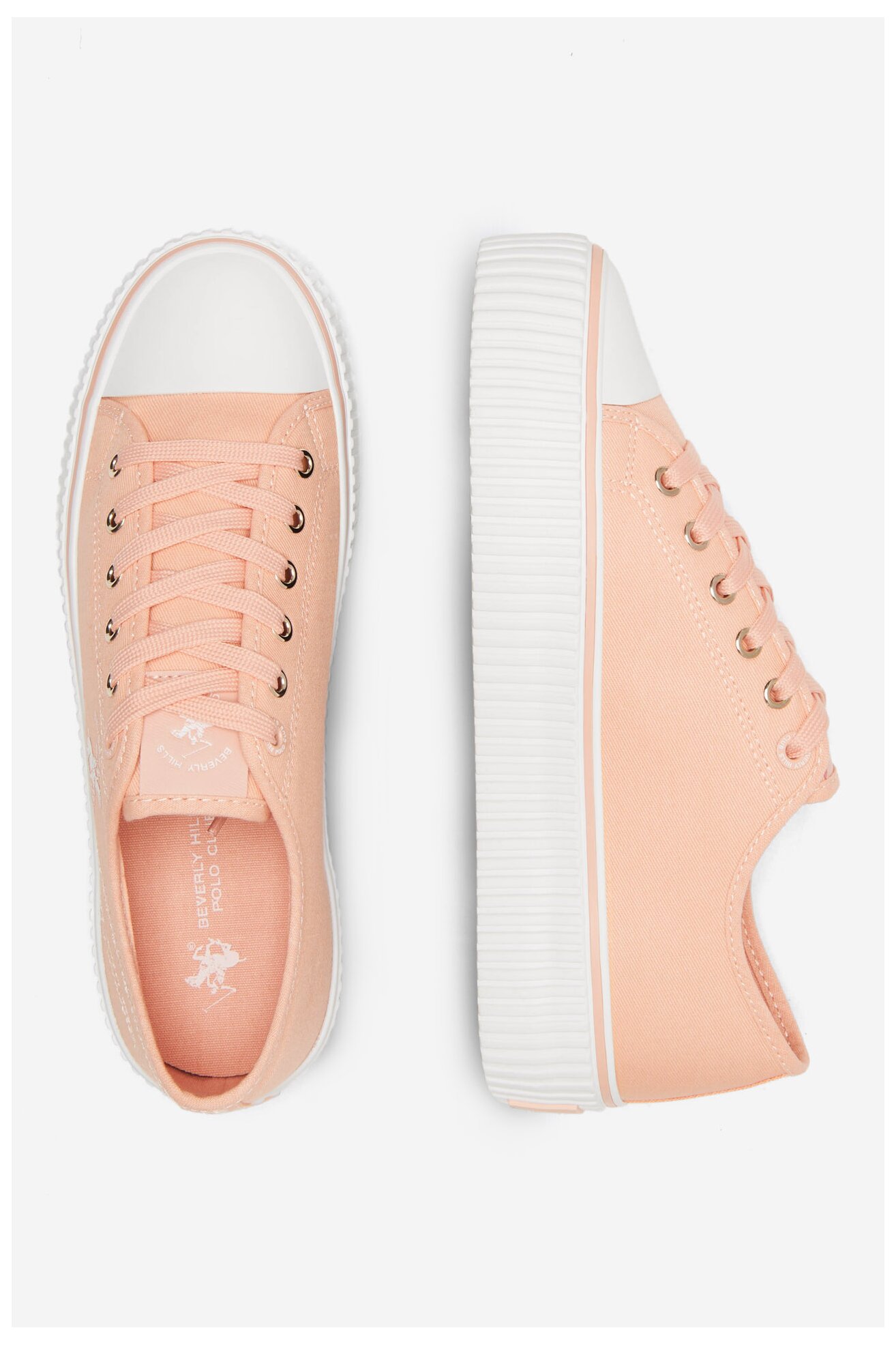 Plátěná obuv Beverly Hills Polo Club W-BHPC027M ORANŽOVÁ