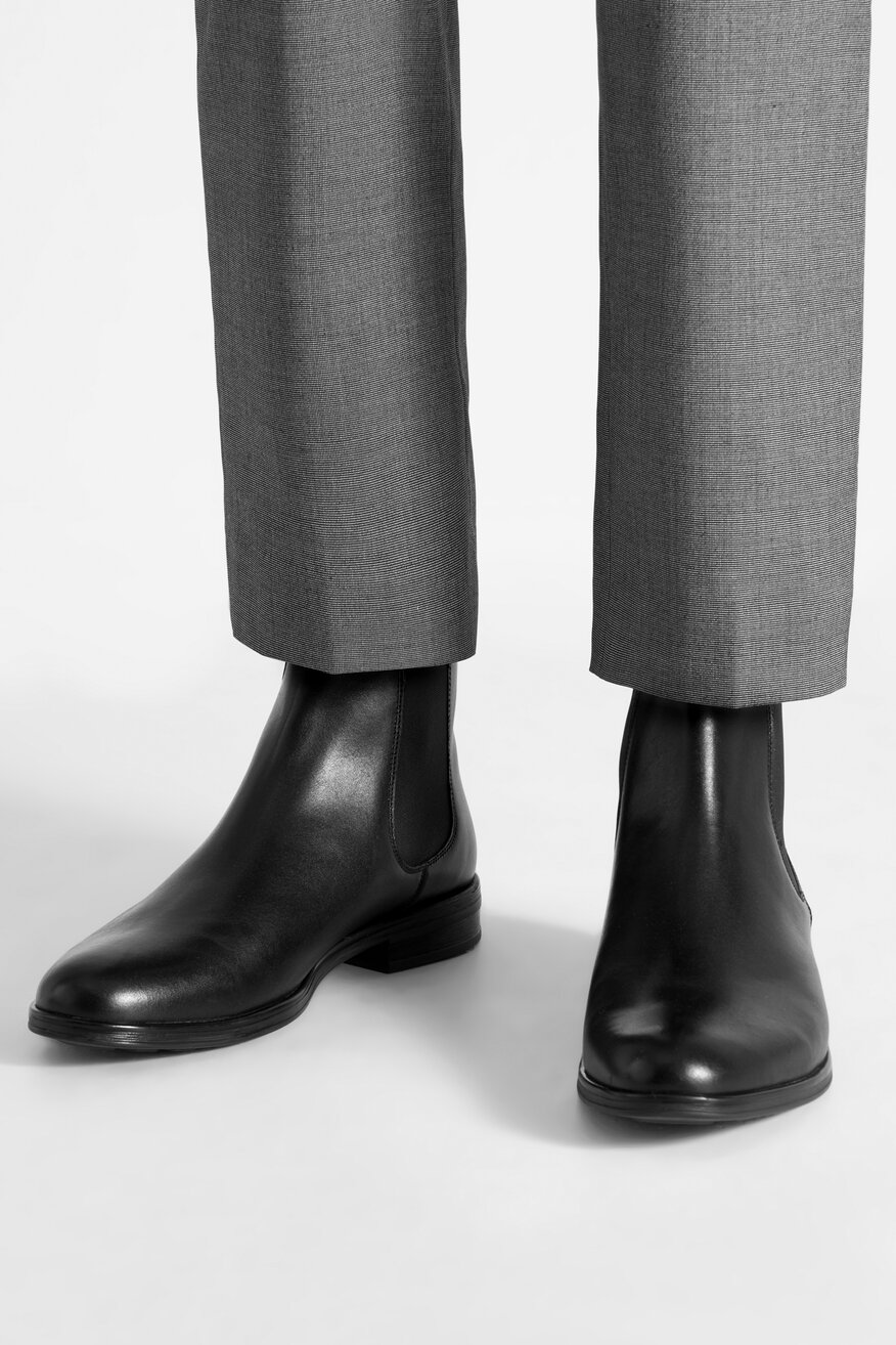 
                Lasocki - Skórzane botki - 5905588049265