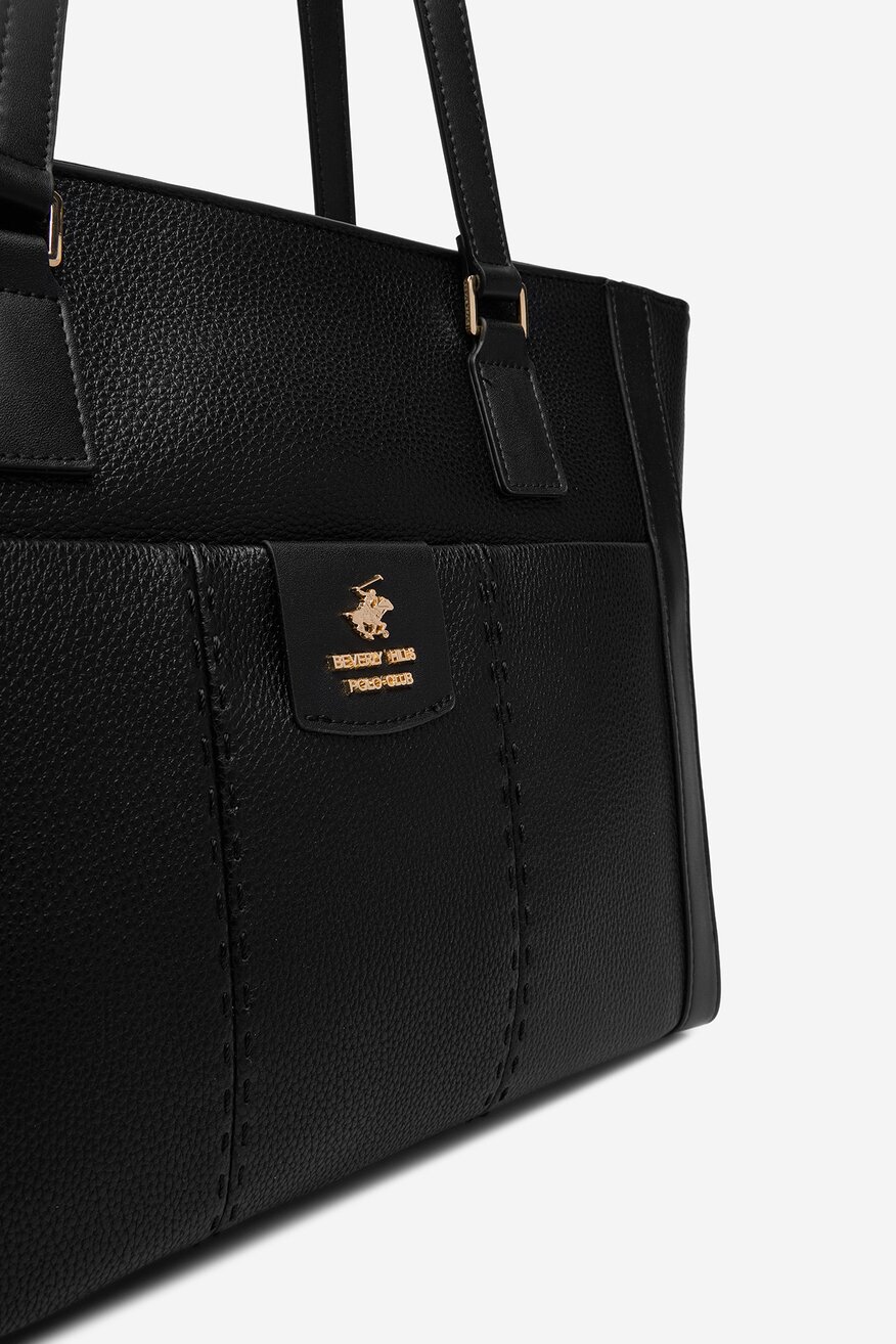 
                Дамска чанта Beverly Hills Polo Club ЧЕРЕН - 5906751598177