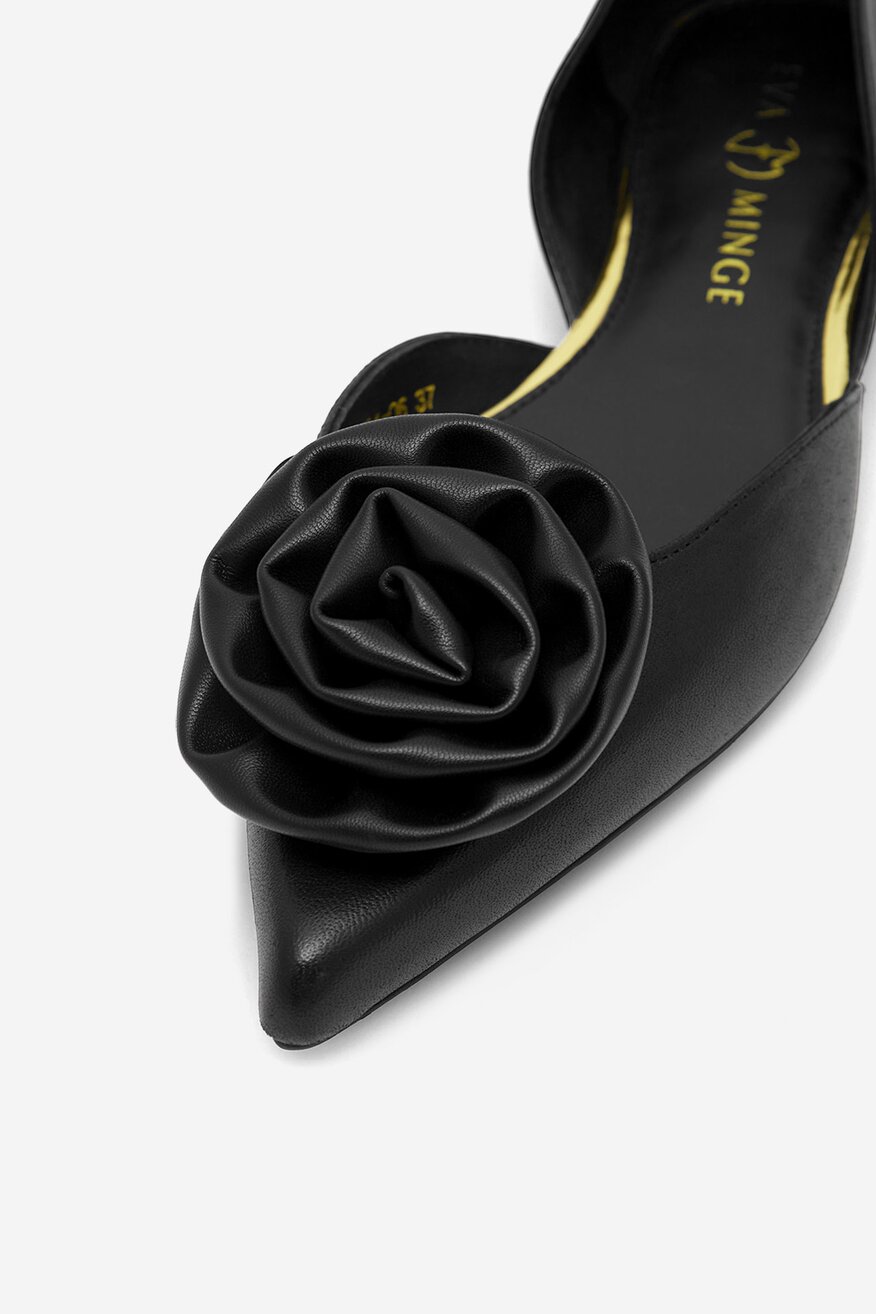 
                EVA MINGE - Baleriny skórzane - 5905588290162