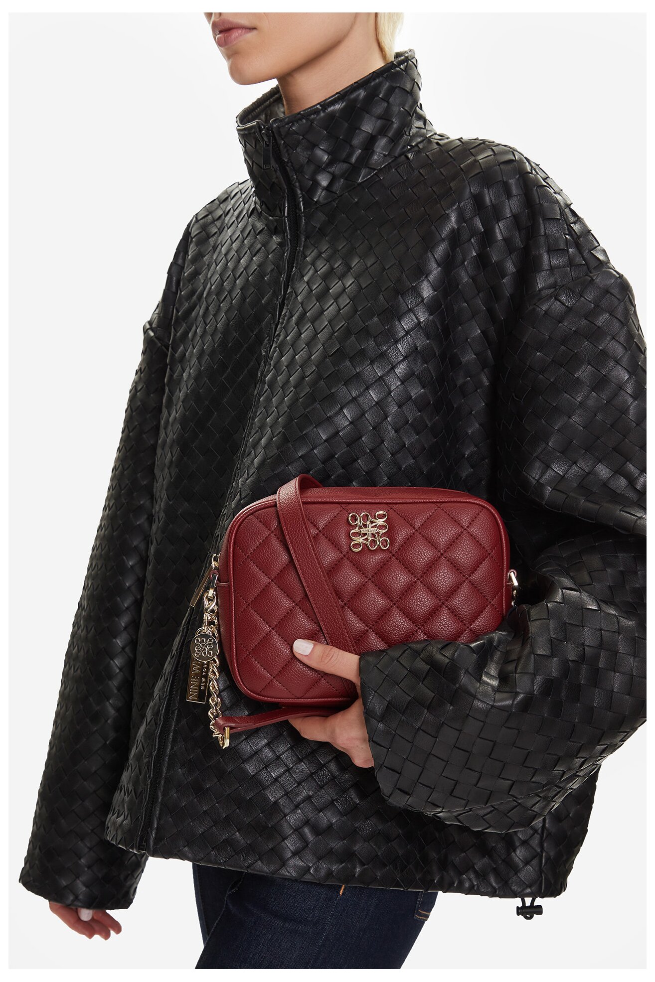 Torebka NINE WEST CEO-GEORGIA-JH5825-NW Bordowy