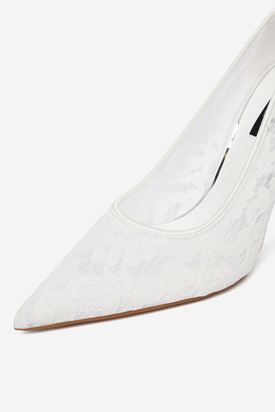 
                Pantofi cu toc NINE WEST ALB - 5906751044292