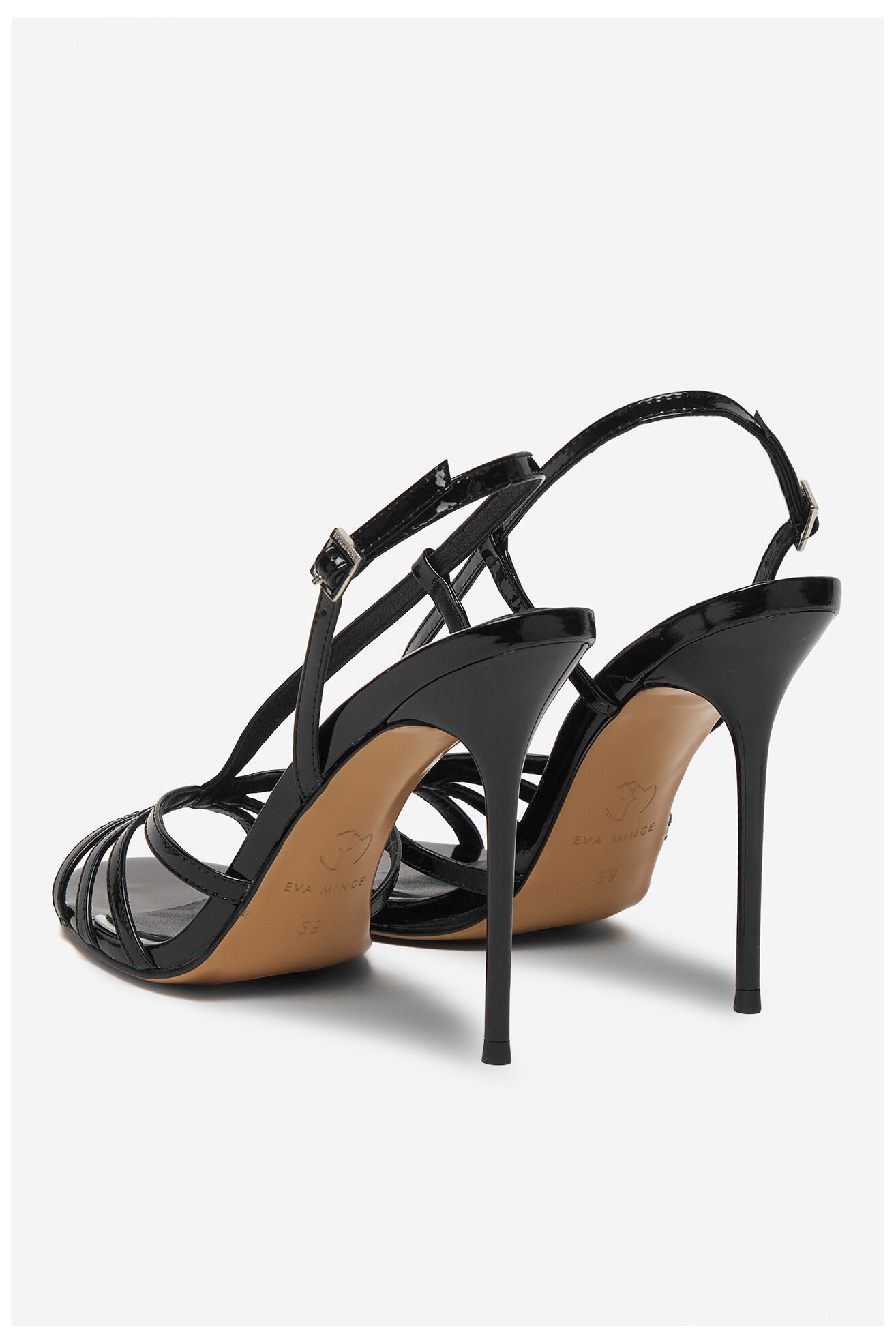 Sandały EVA MINGE EO-SELA-LT934-83 Czarny