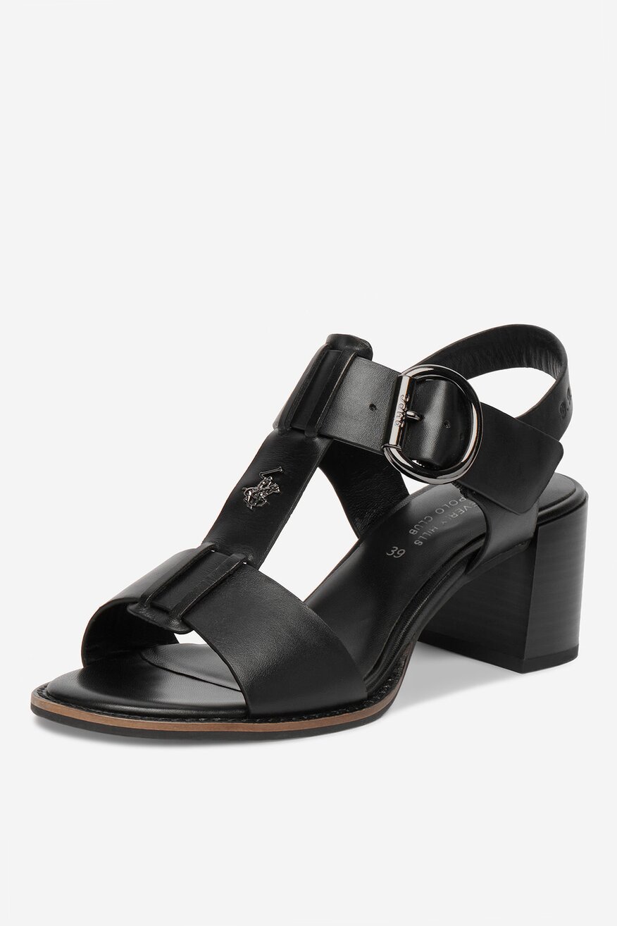 
                Beverly Hills Polo Club - Sandały skórzane - 5906751937952