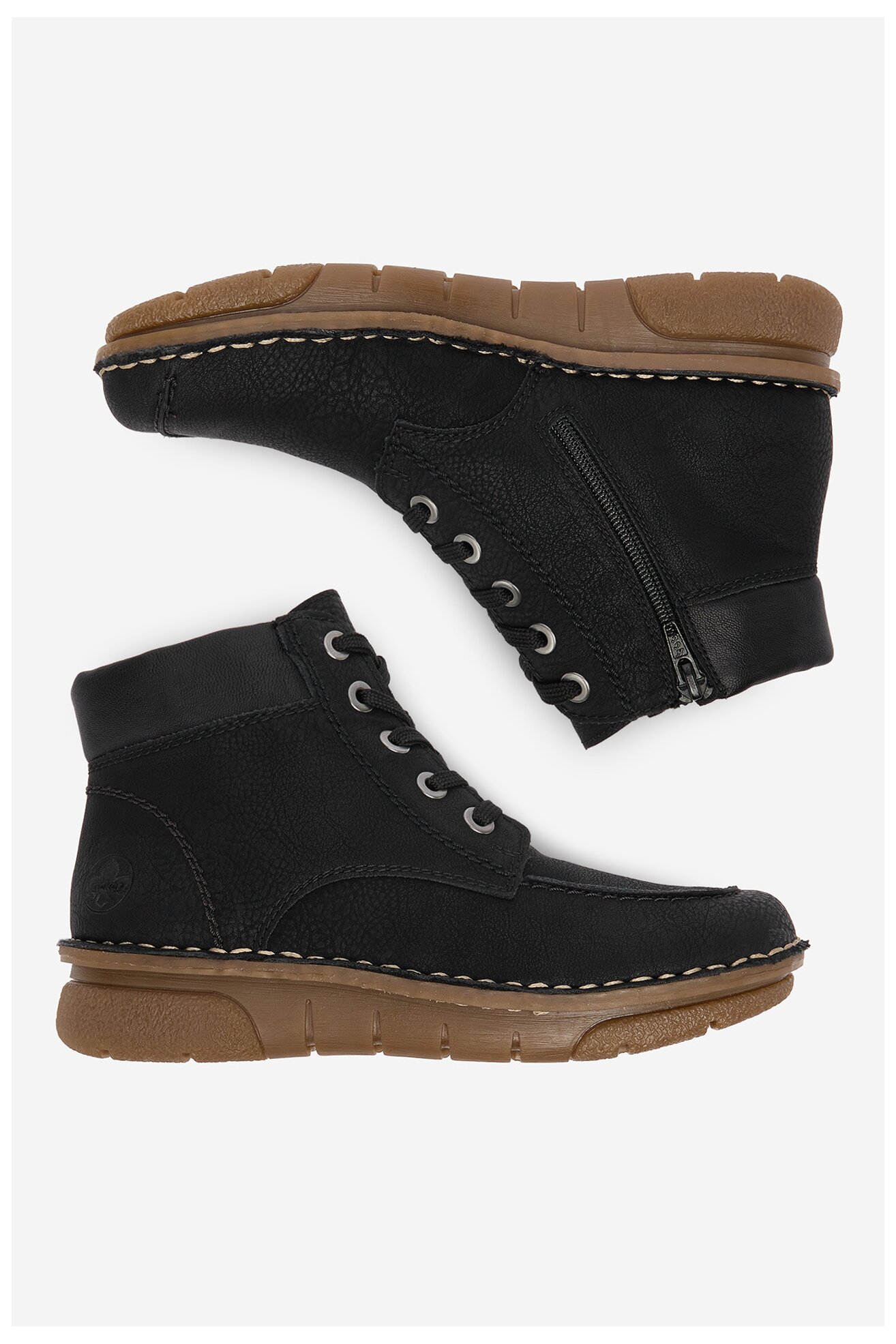 Csizma Rieker 73303-00 FEKETE