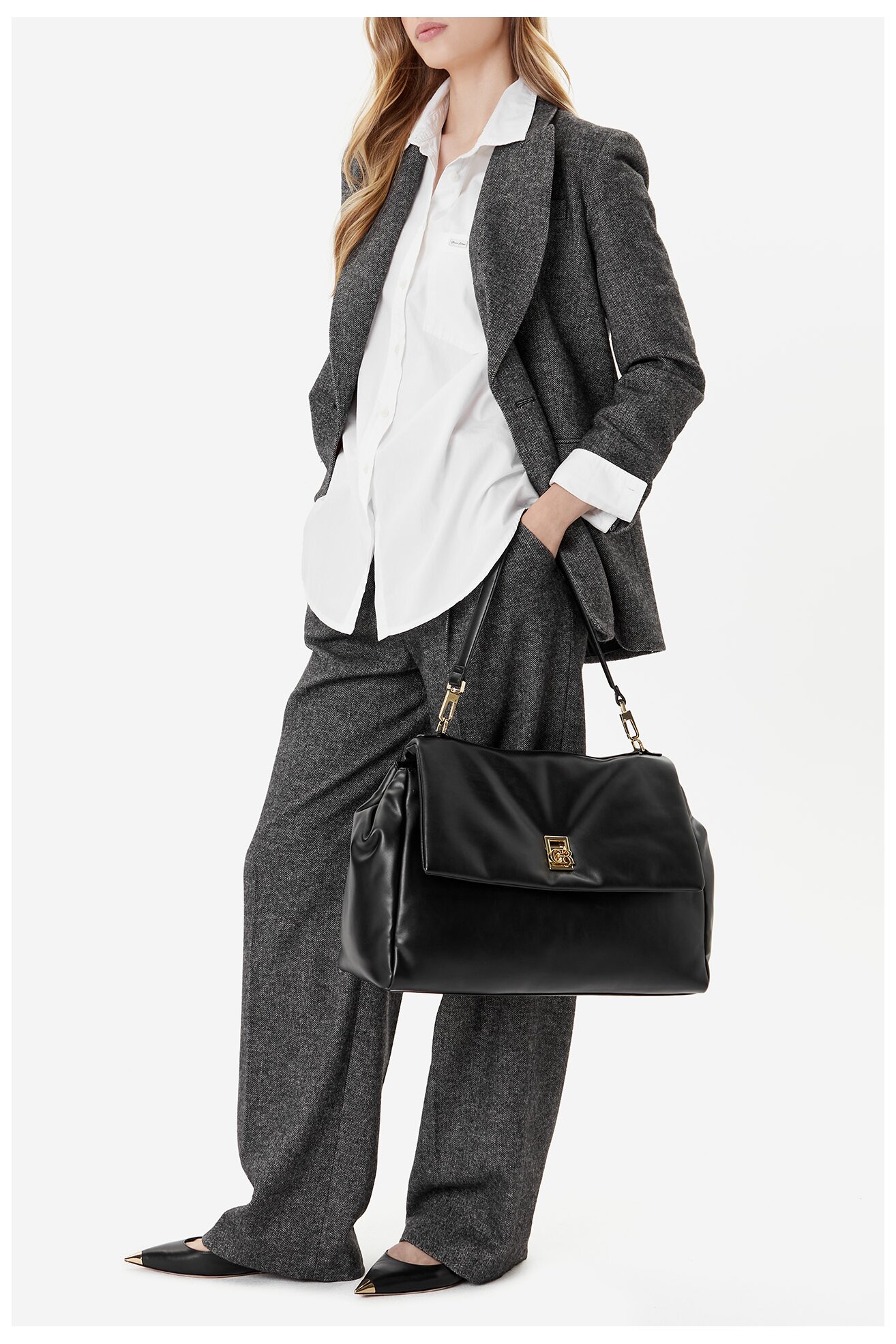 Geantă de mână Gino Rossi CEO-MAE-LDA8073 NEGRU