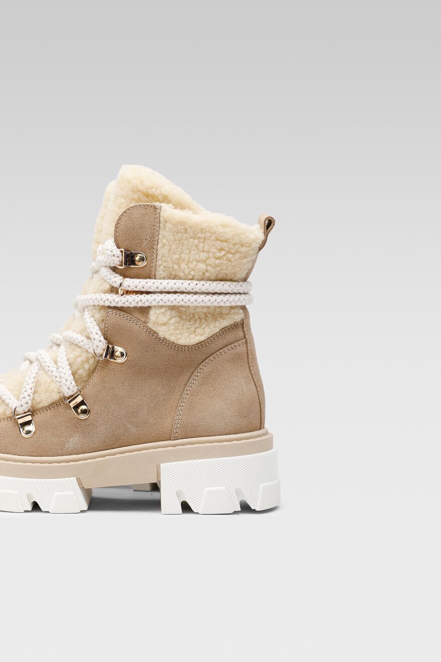 RAGE AGE - Botki beżowe - 2230032346359