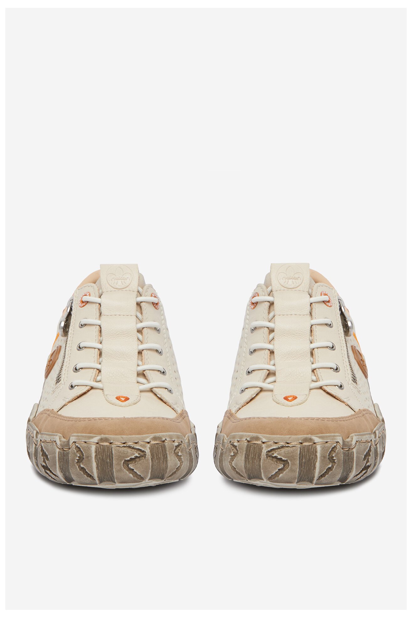 Половинки обувки Rieker CEO-L0355-61 БЕЖОВ