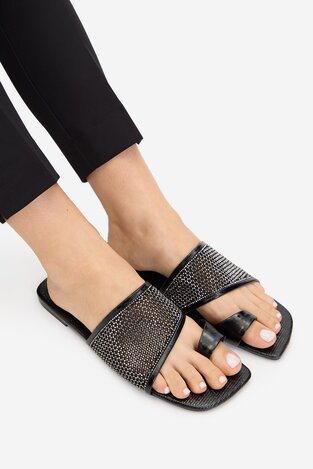 Шльопанець EVA MINGE EO-NIA-V2221-163-1 ЧОРНИЙ