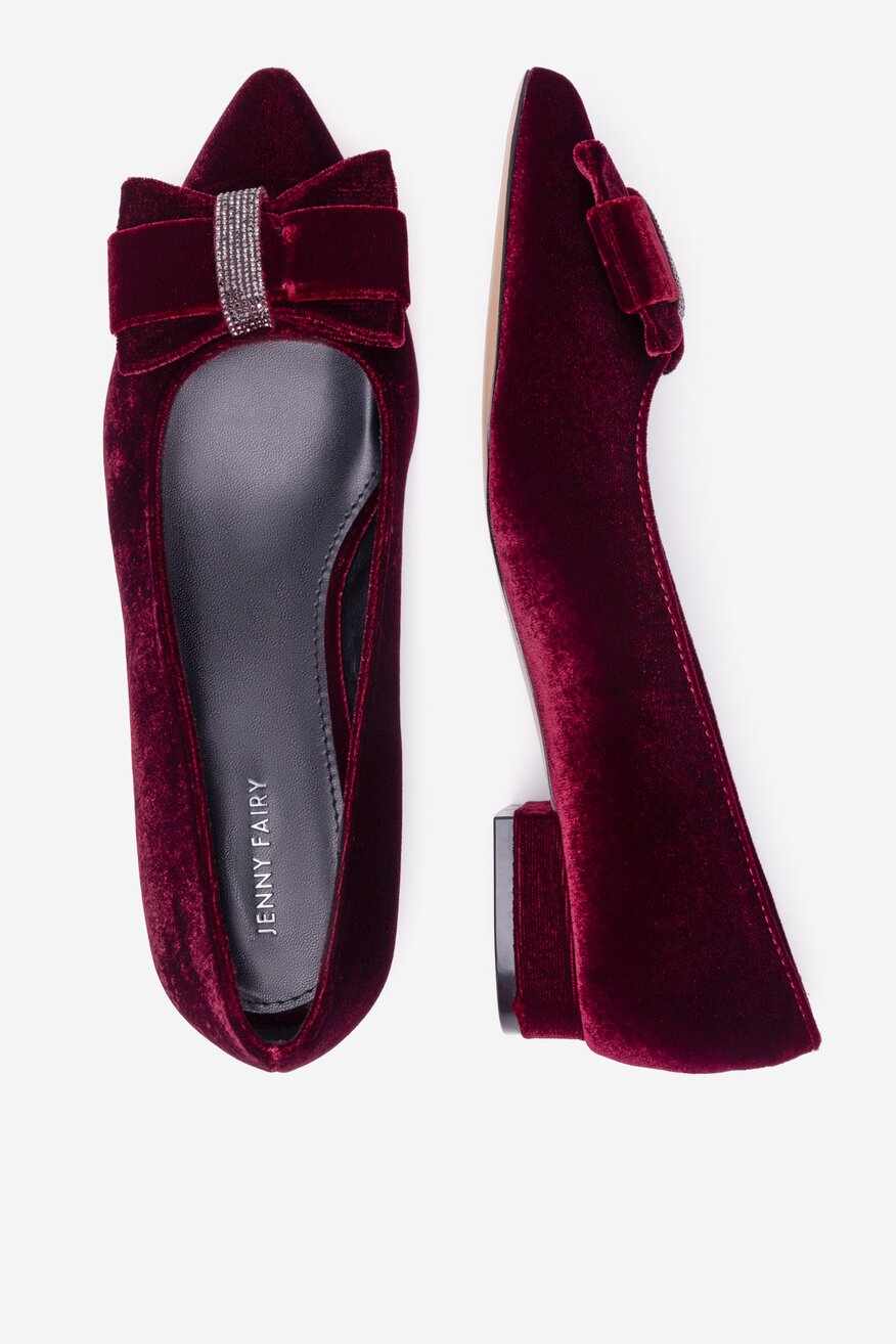 
                Baleríny Jenny Fairy BORDÓ - 5905588941118